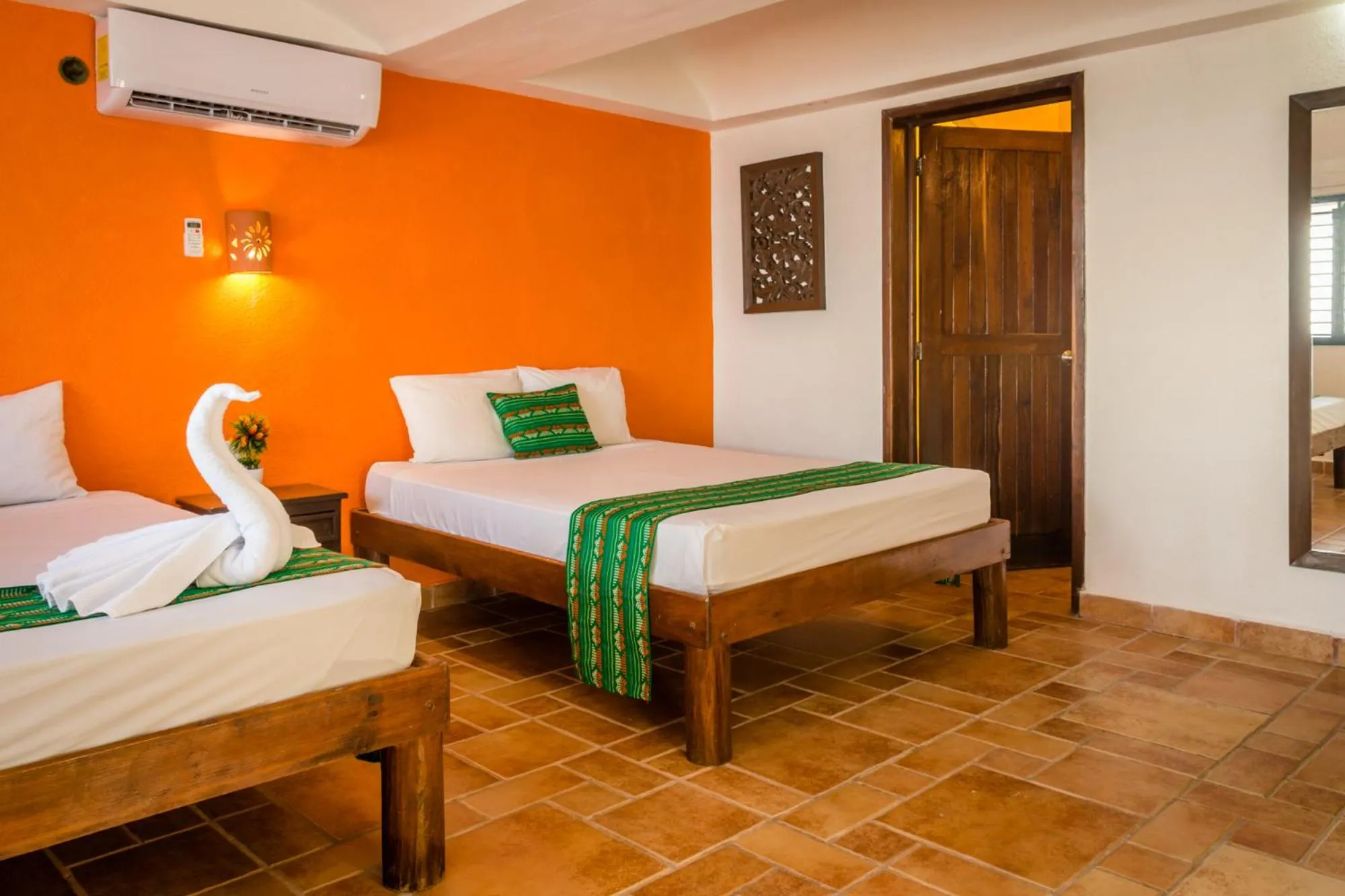 Bedroom in Caleta Tankah