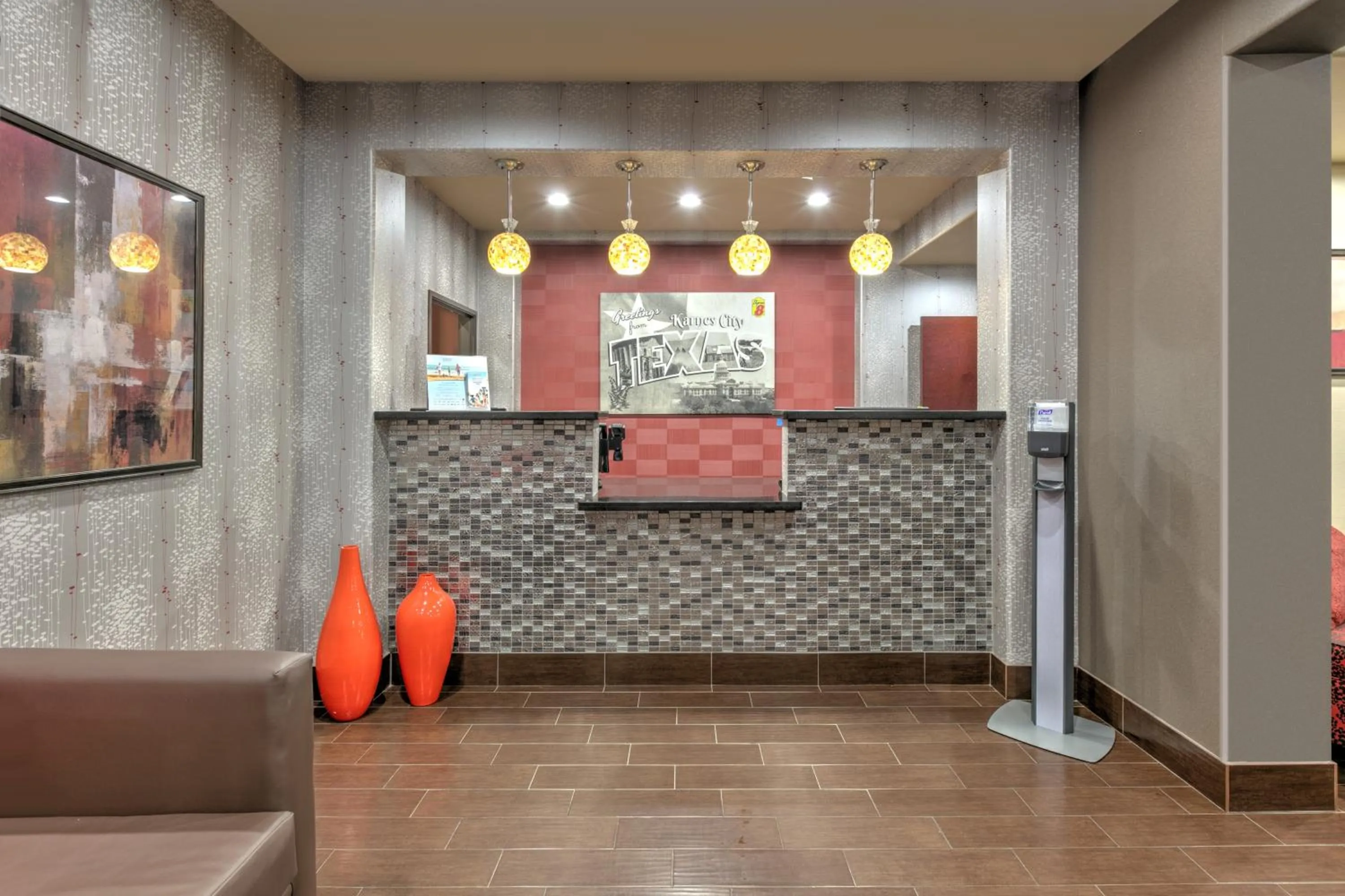 Lobby or reception in Super 8 by Wyndham Karnes City