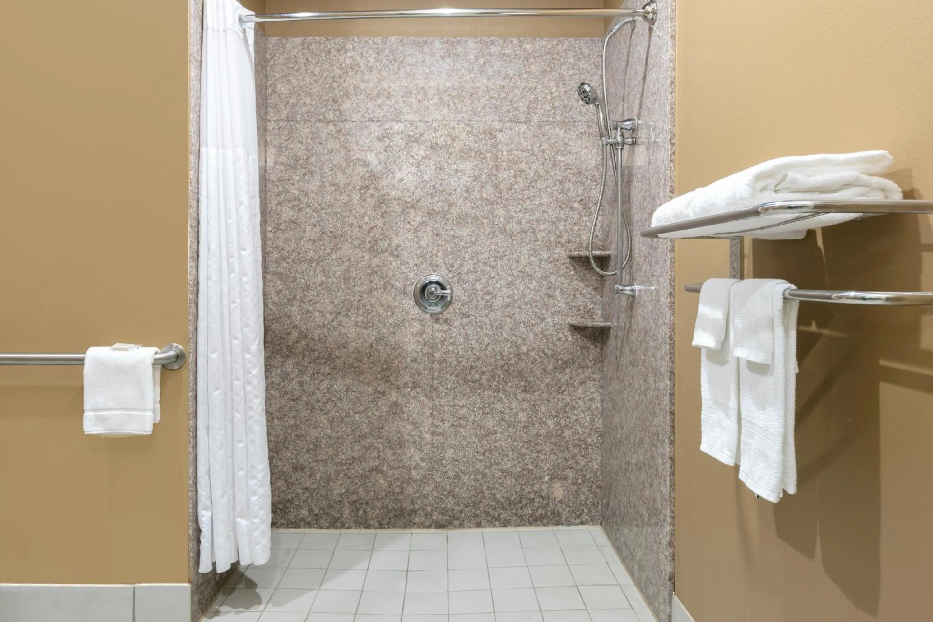 Shower in Super 8 by Wyndham Karnes City