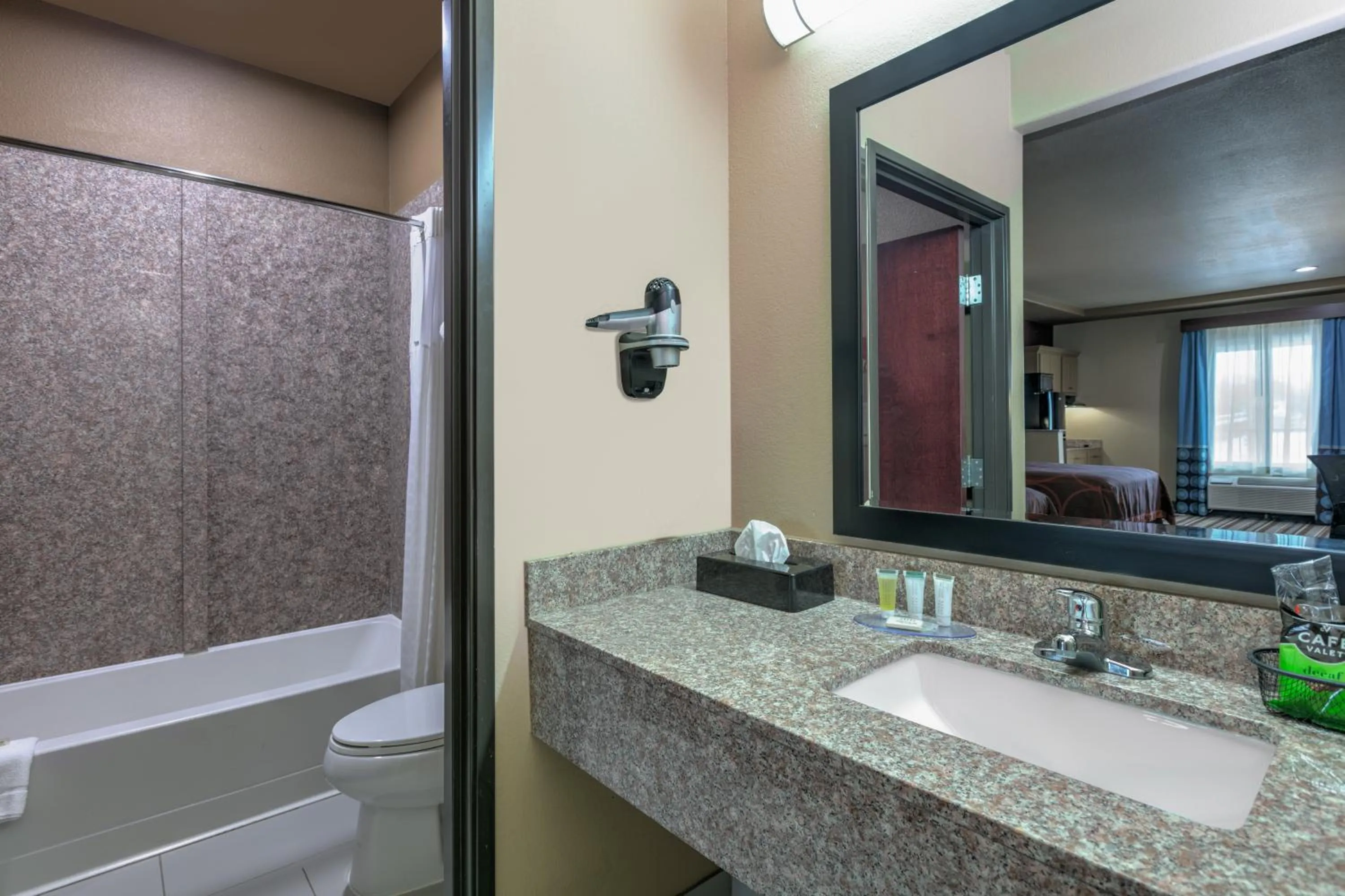 Bathroom in Super 8 by Wyndham Karnes City