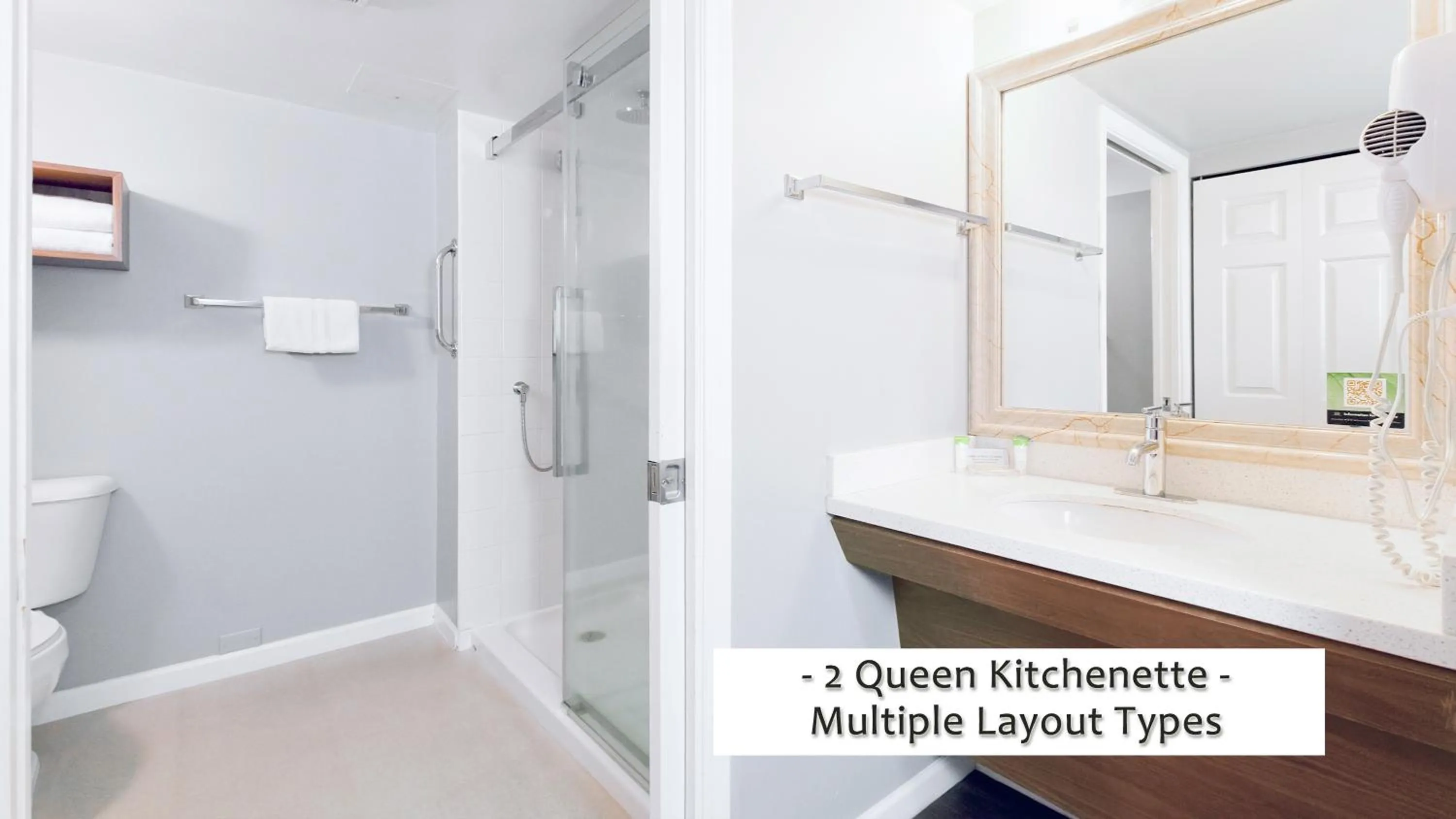 Shower in Gibsons Garden Hotel