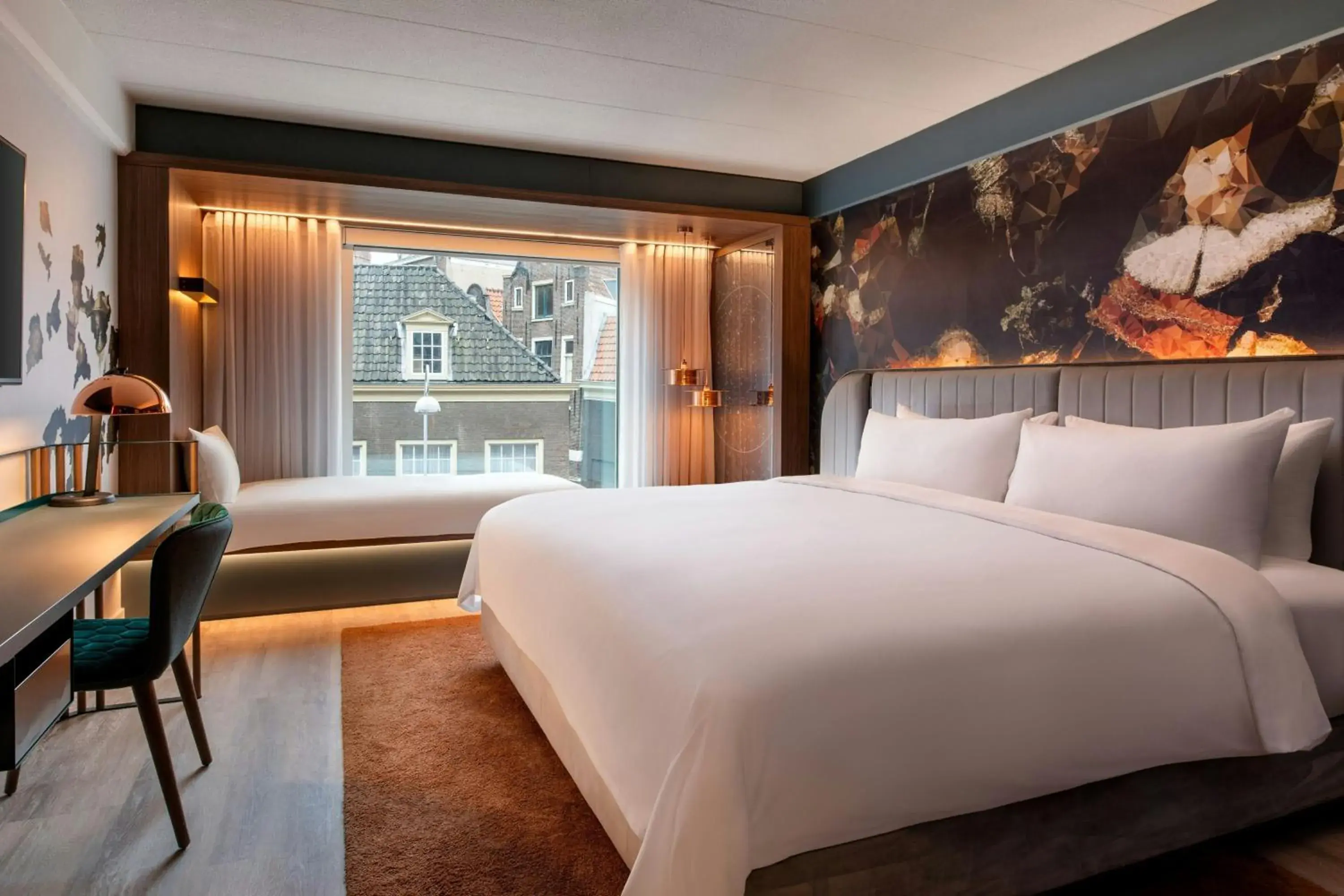 Triple Room with City View in Renaissance Amsterdam Hotel Triple Room with City View in Renaissance Amsterdam Hotel