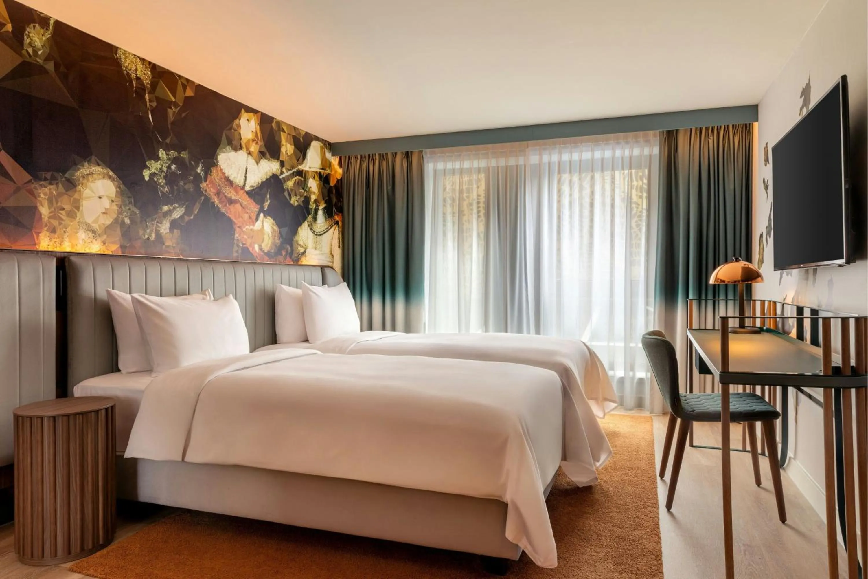 Photo of the whole room, Bed in Renaissance Amsterdam Hotel
