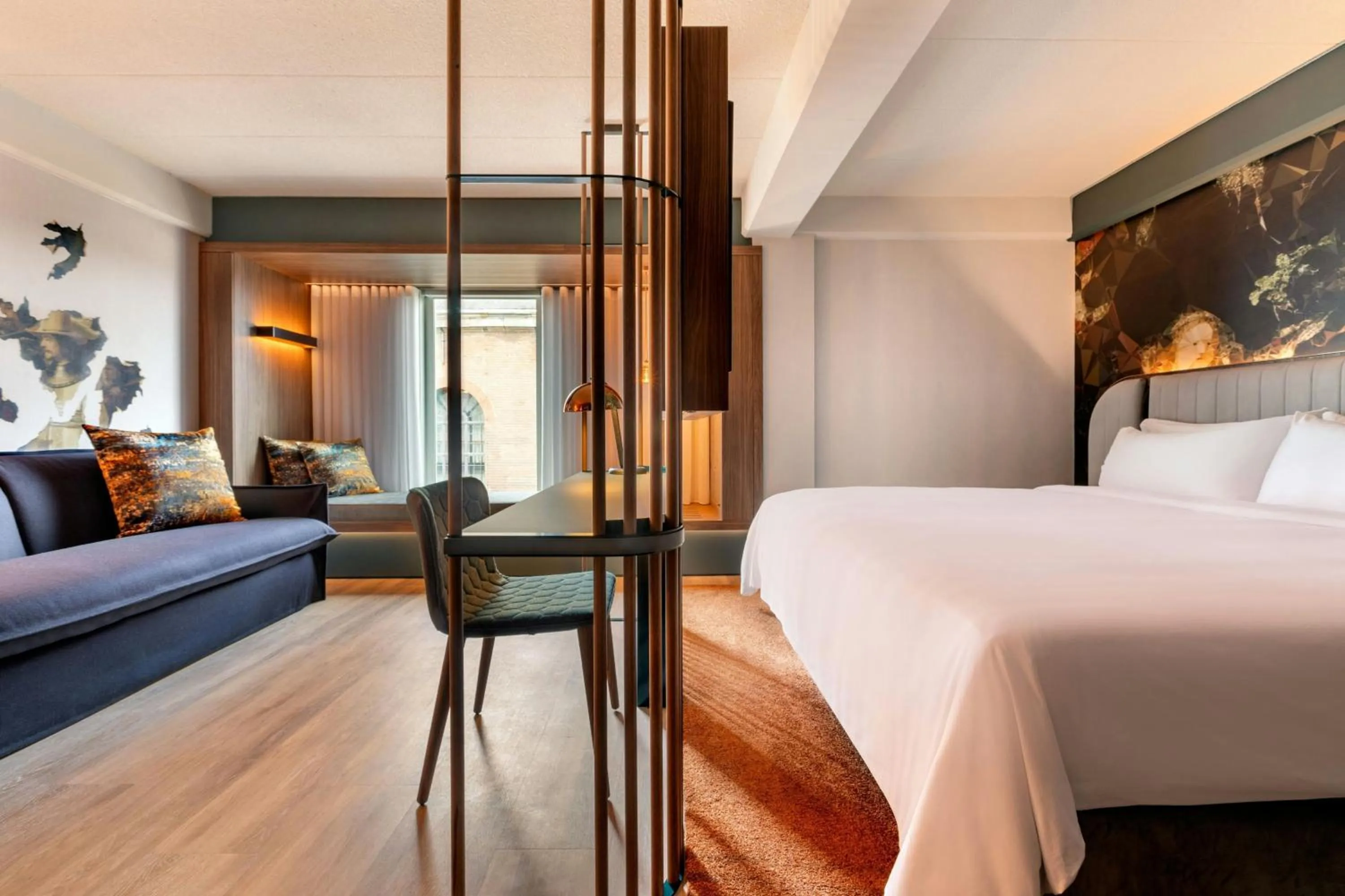 Photo of the whole room, Bed in Renaissance Amsterdam Hotel