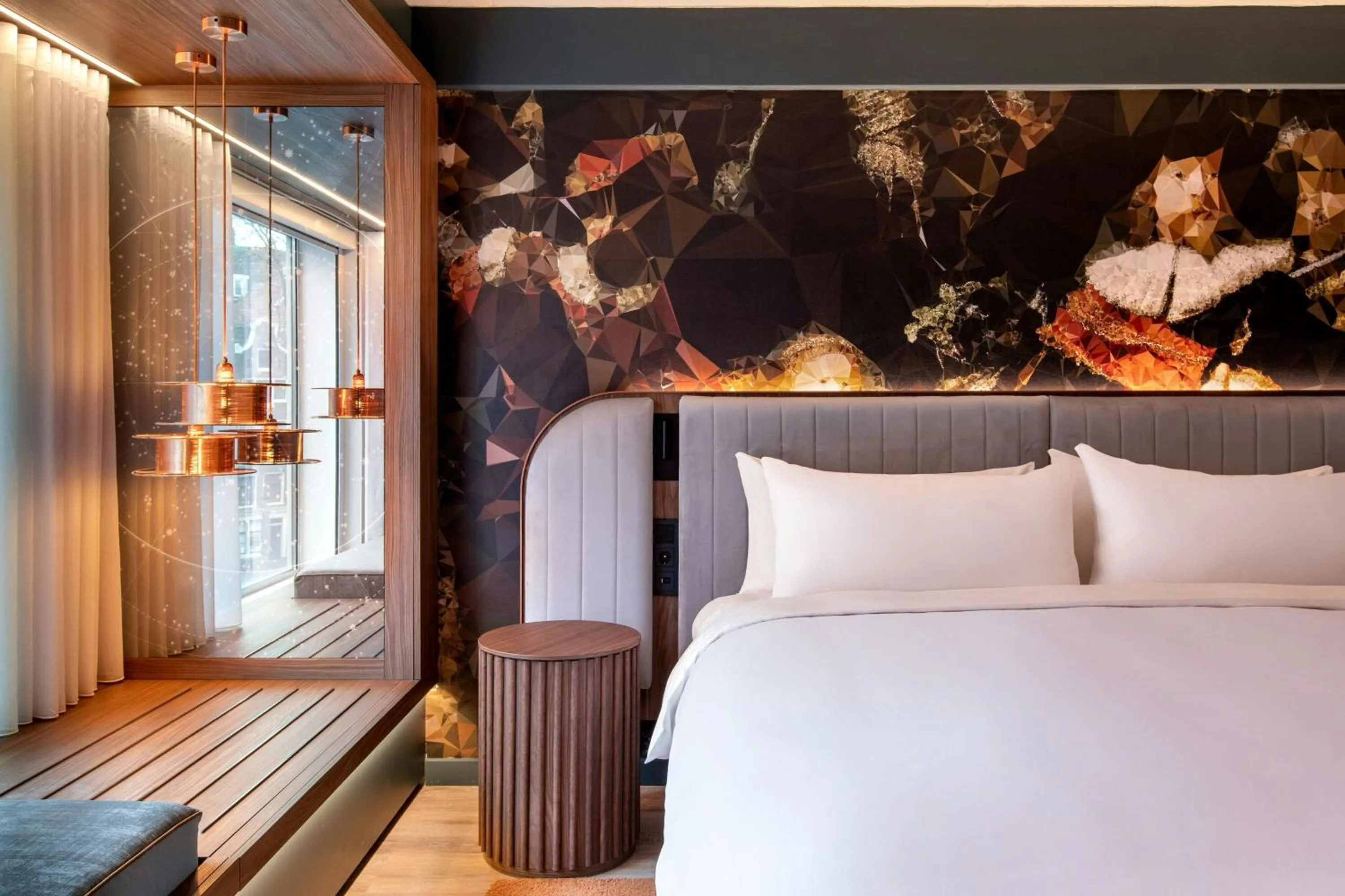 Photo of the whole room, Bed in Renaissance Amsterdam Hotel