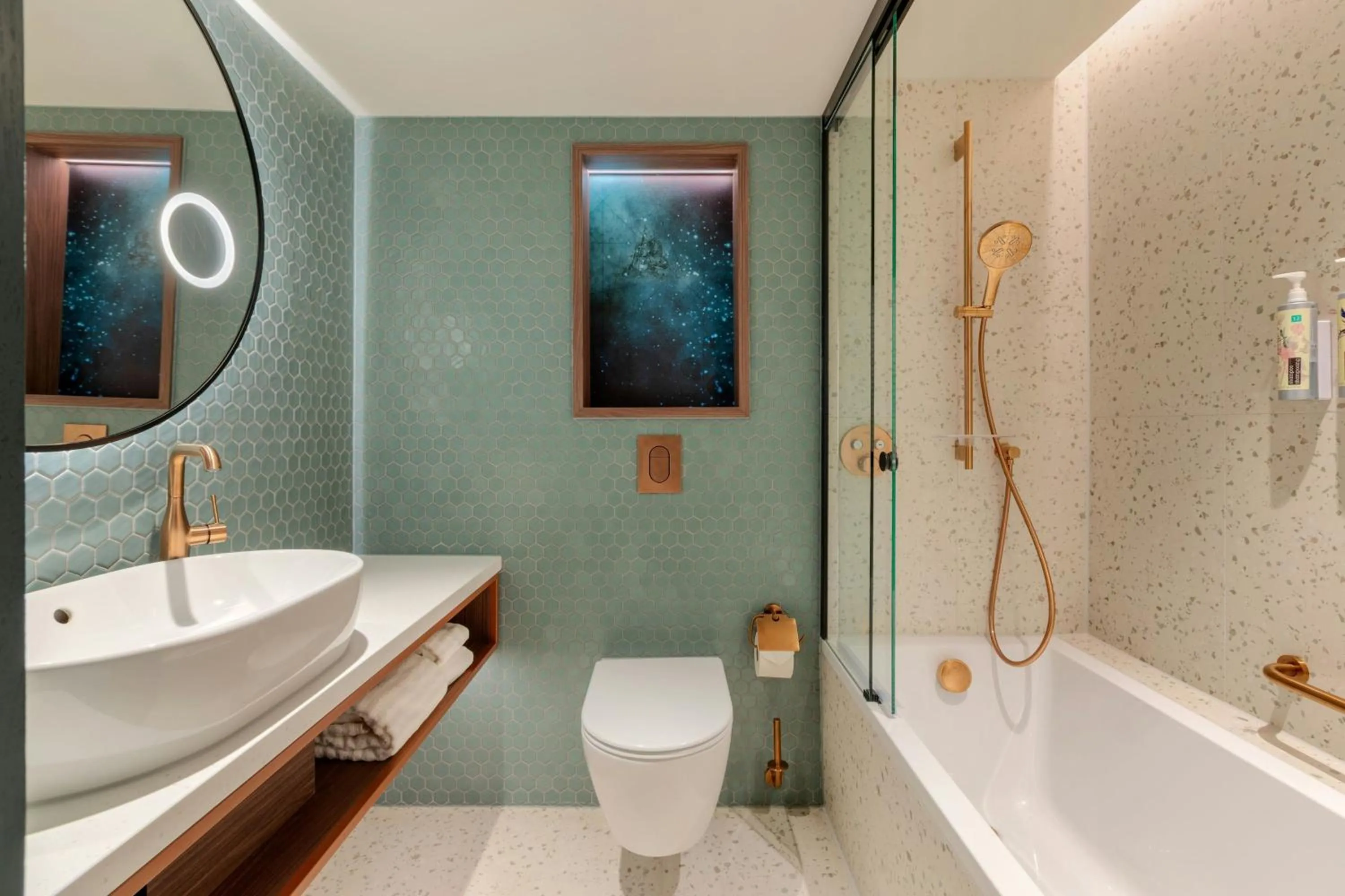 Bathroom in Renaissance Amsterdam Hotel