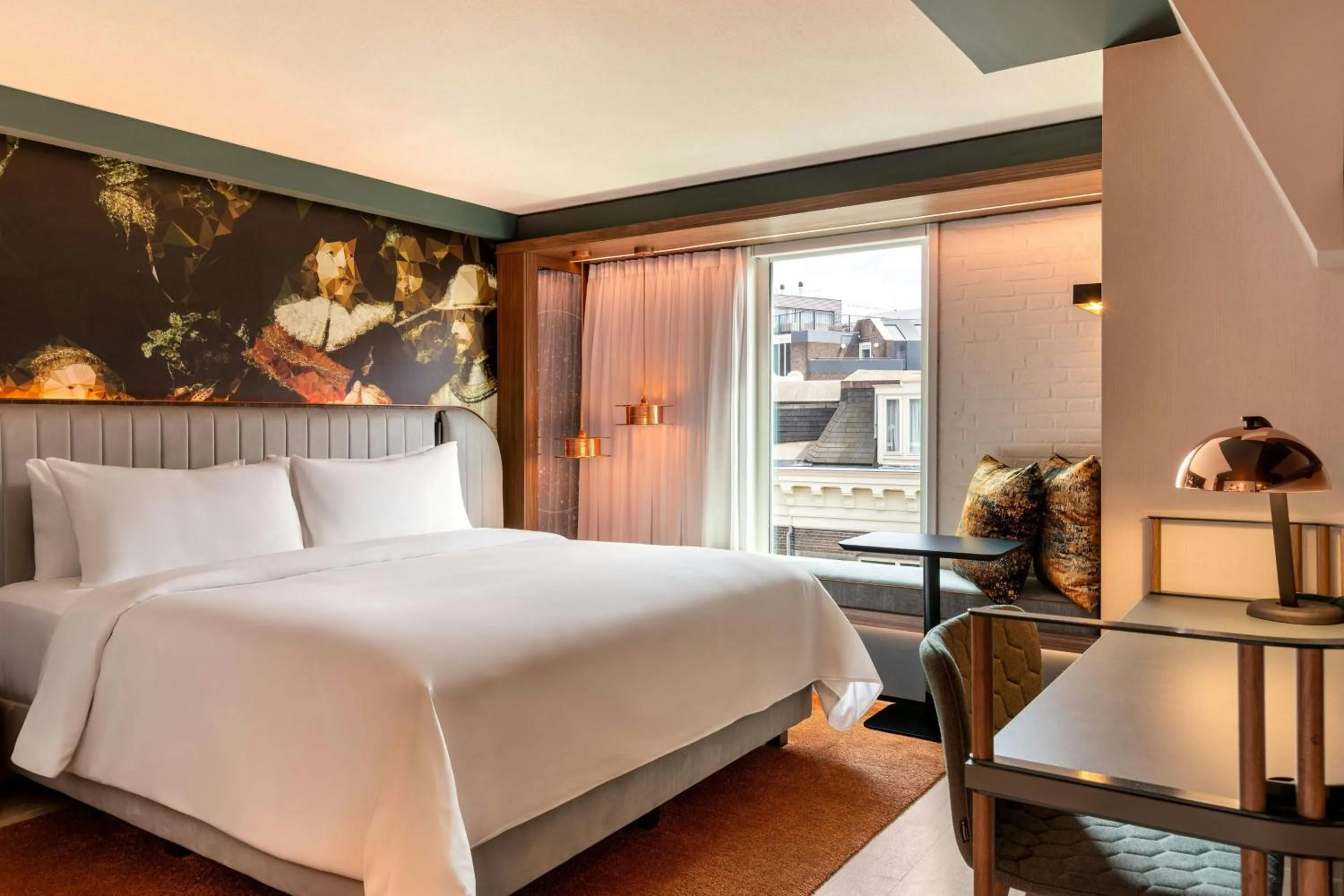 Photo of the whole room, Bed in Renaissance Amsterdam Hotel