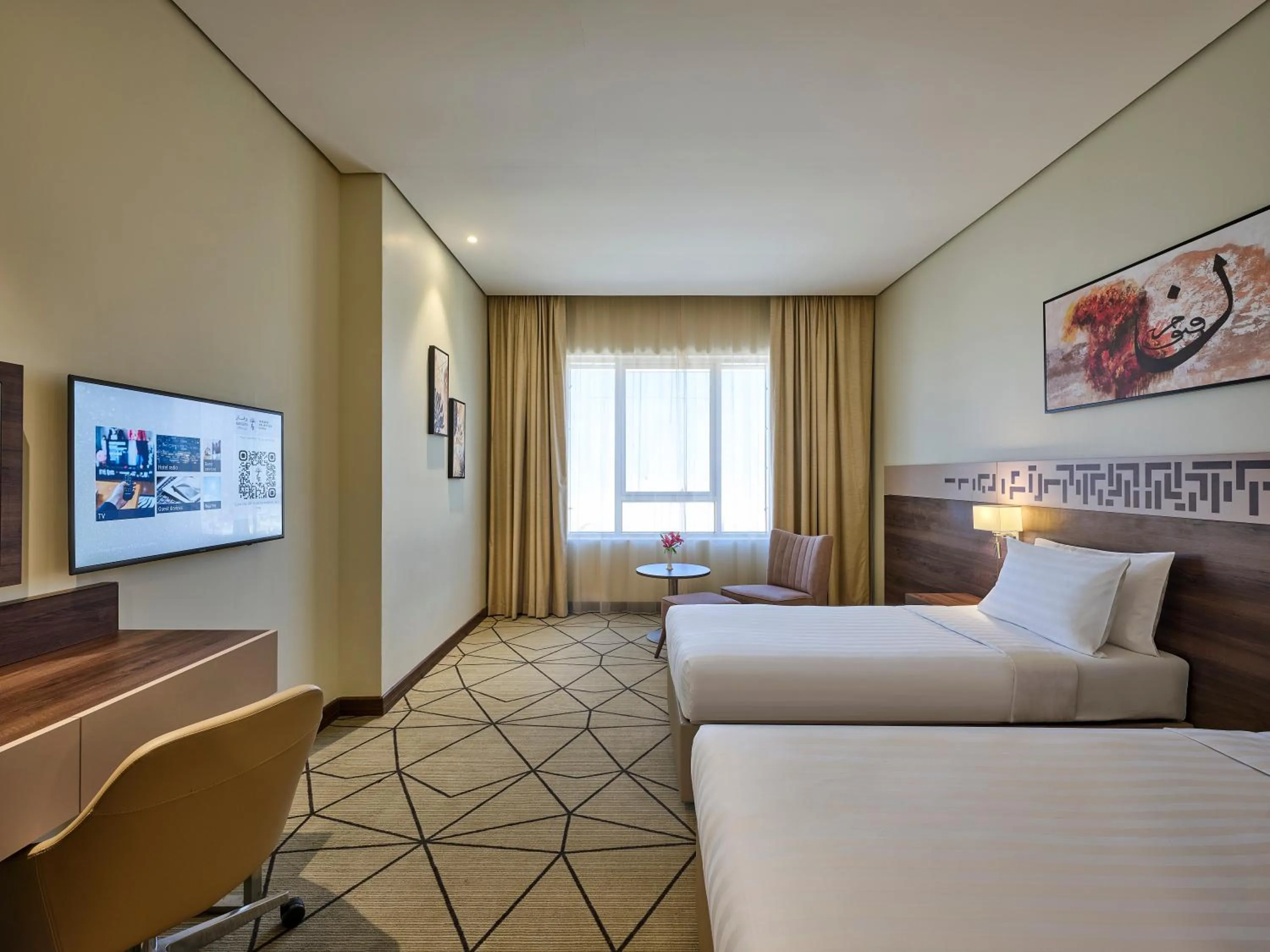 Bed in Wirgan Al Noor, Tapestry Collection by Hilton