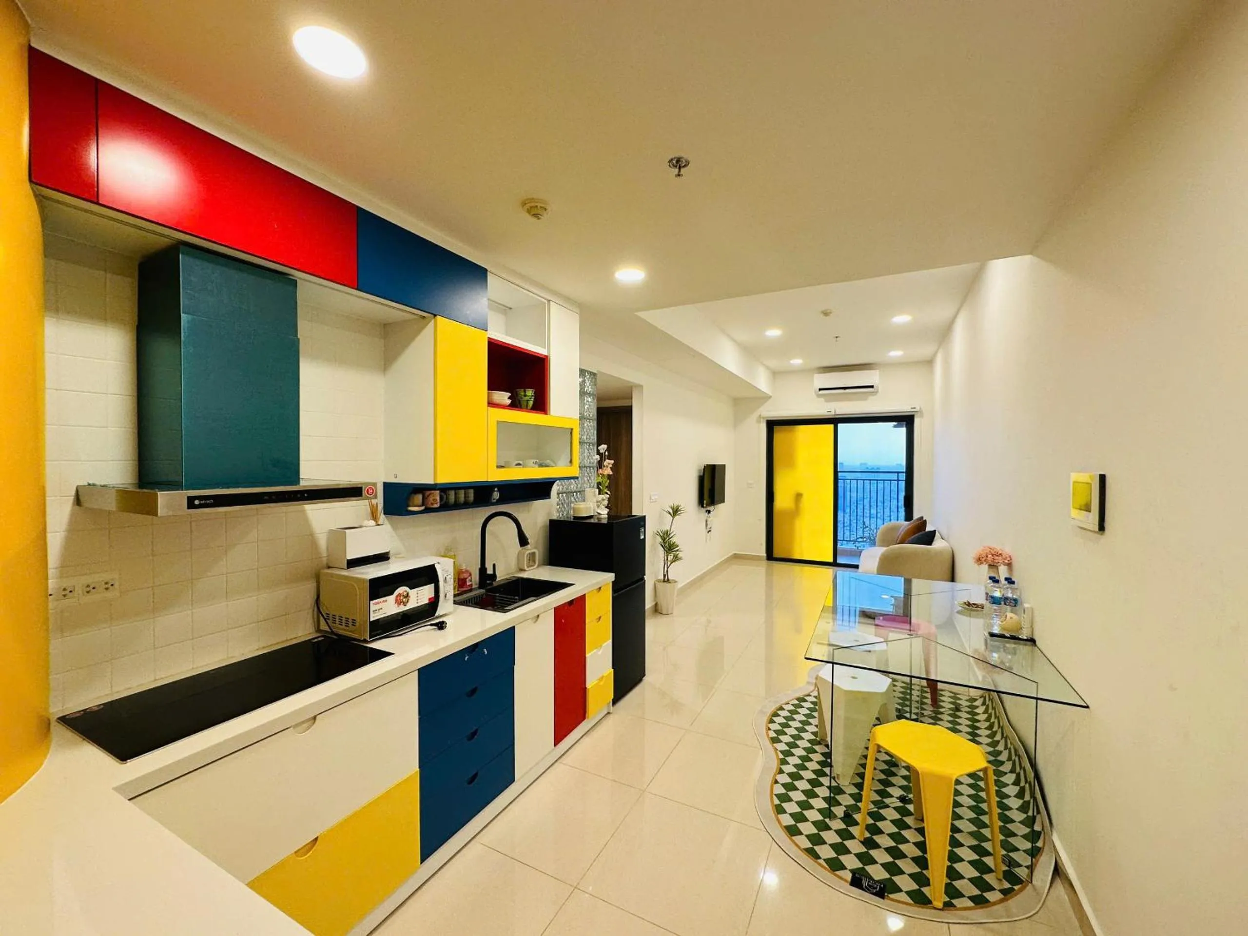 Kitchen or kitchenette in May Soho Saigon Serviced Apartment