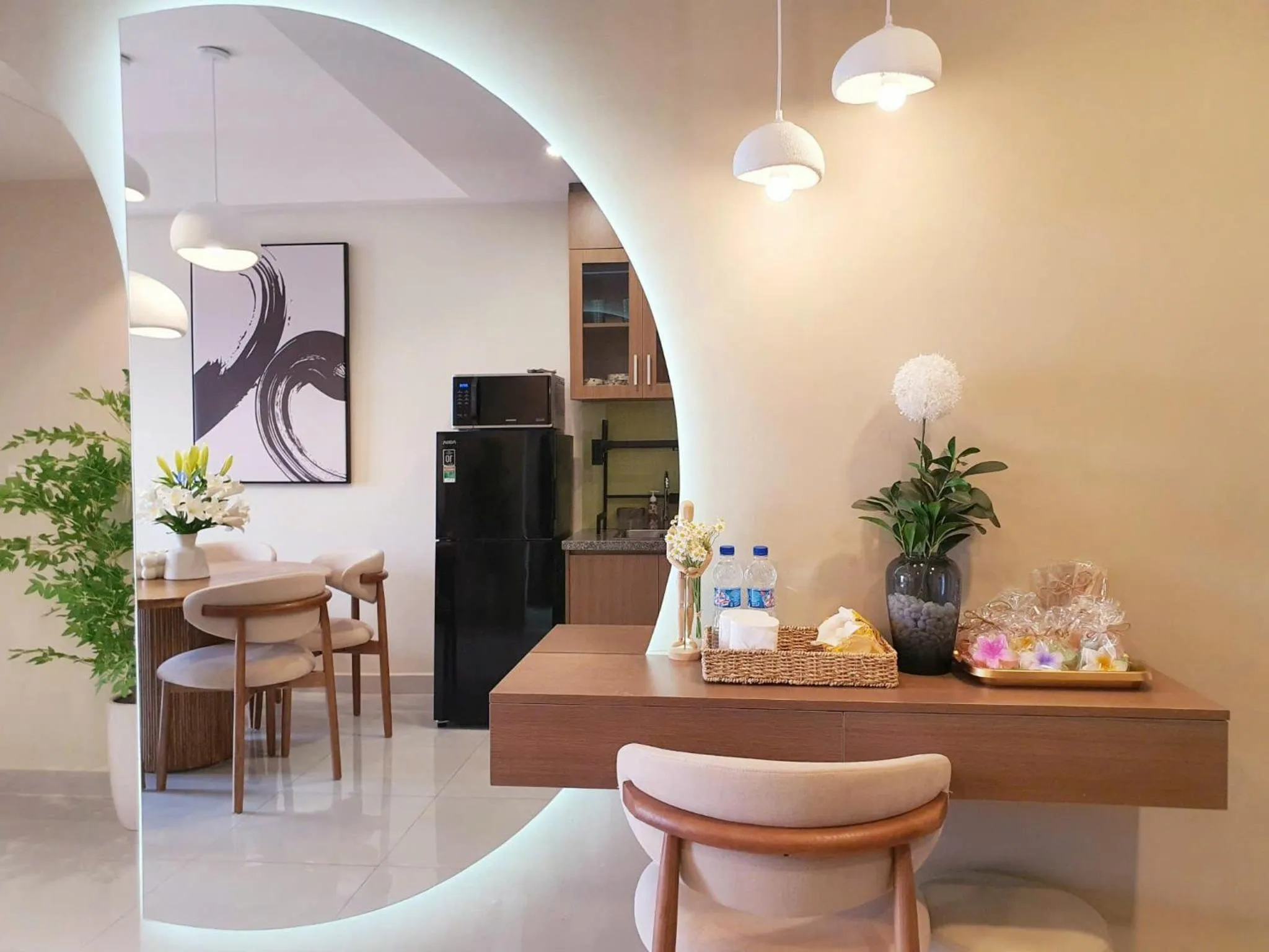 Living room in May Soho Saigon Serviced Apartment