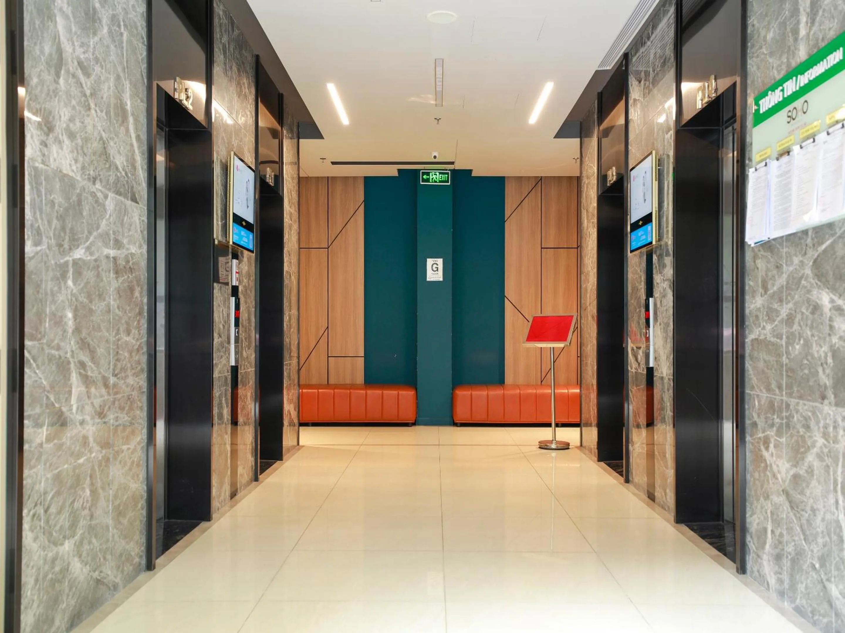 elevator in May Soho Saigon Serviced Apartment