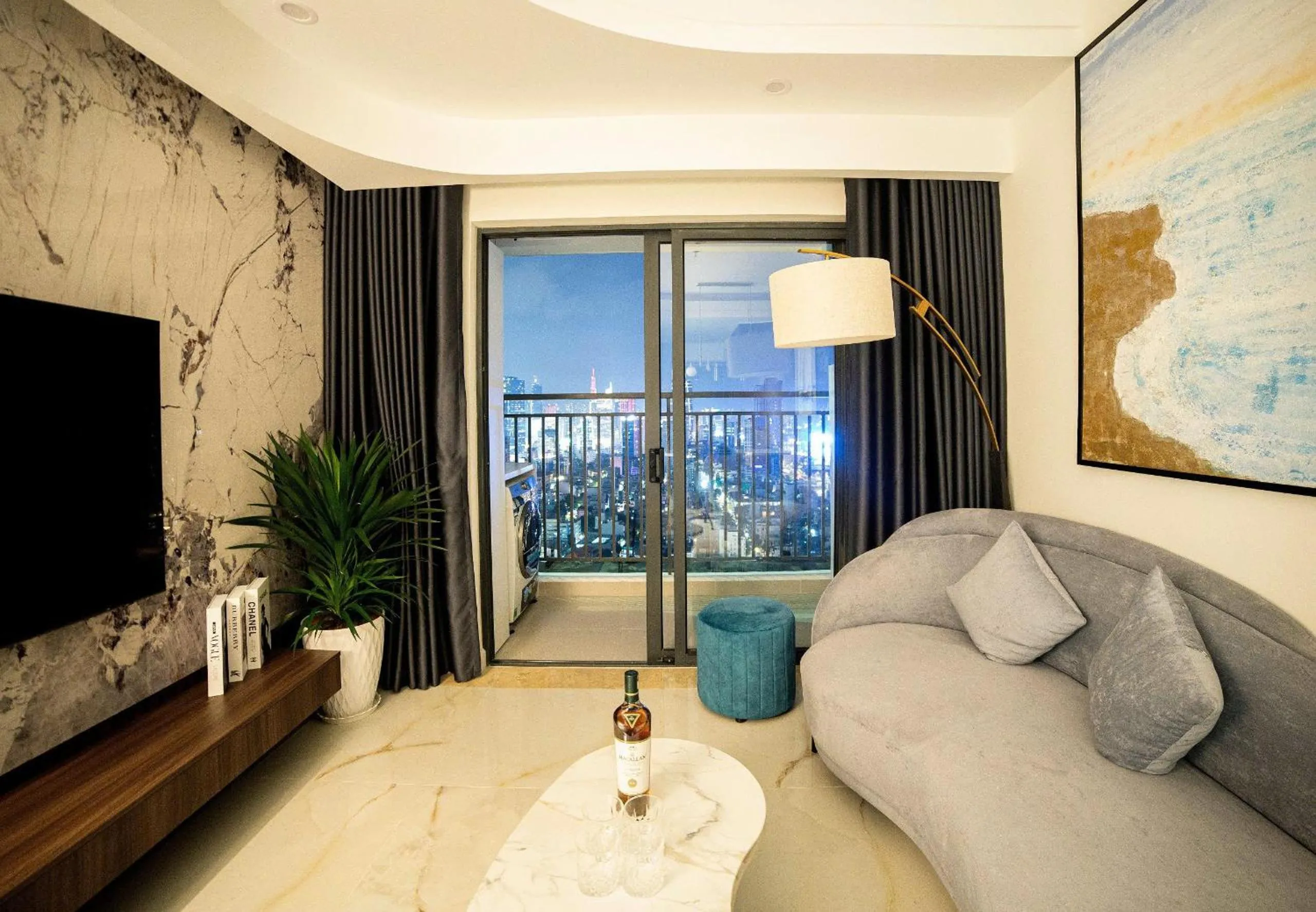 TV and multimedia in May Soho Saigon Serviced Apartment