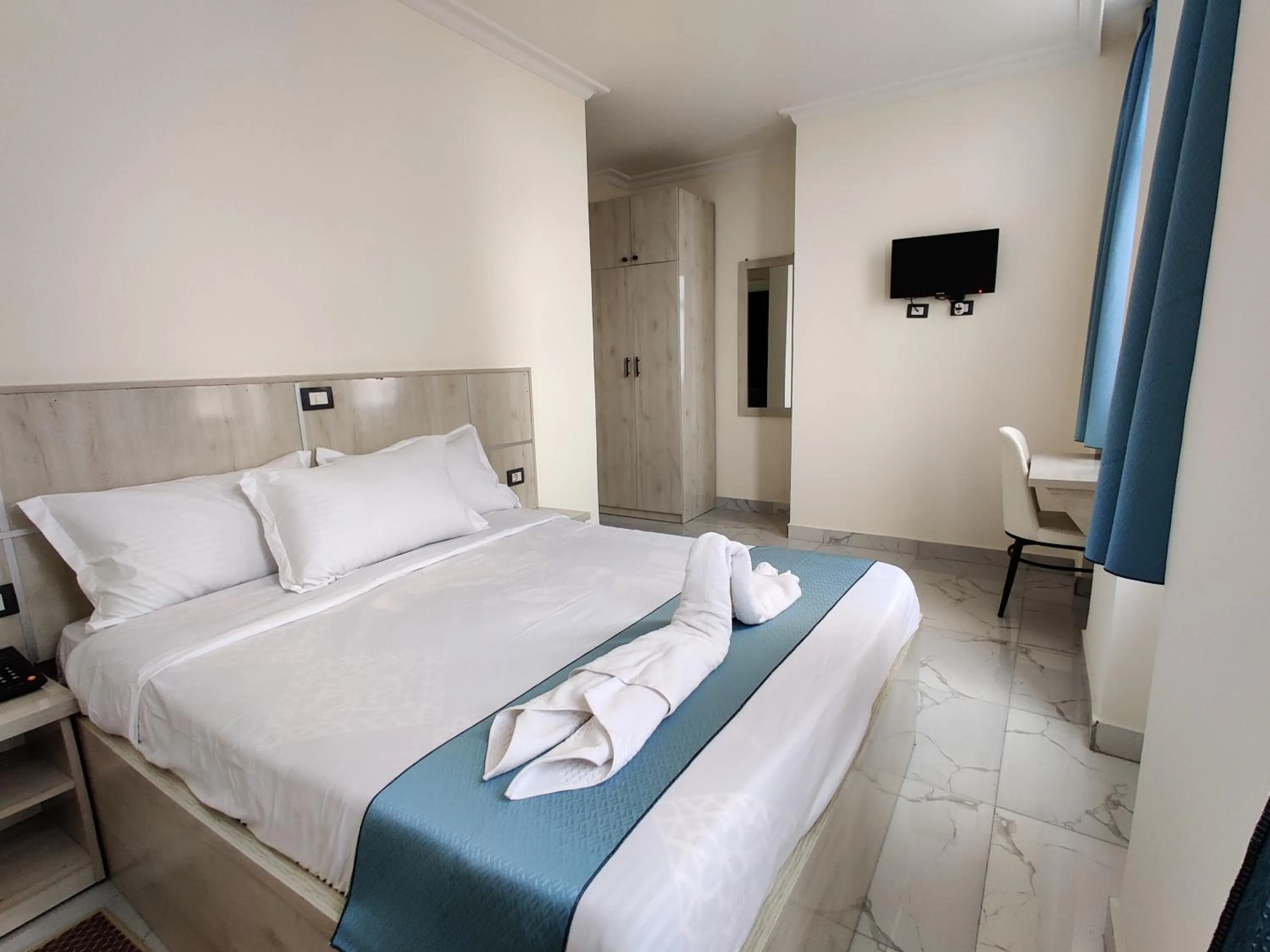 Bed in Glam Hotel Addis Ababa