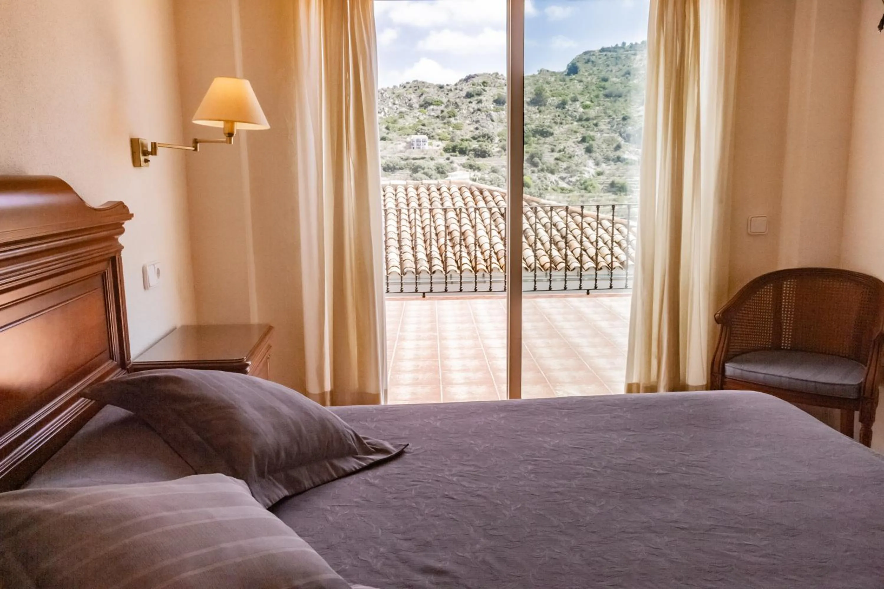 Bed in Hotel Tàrbena