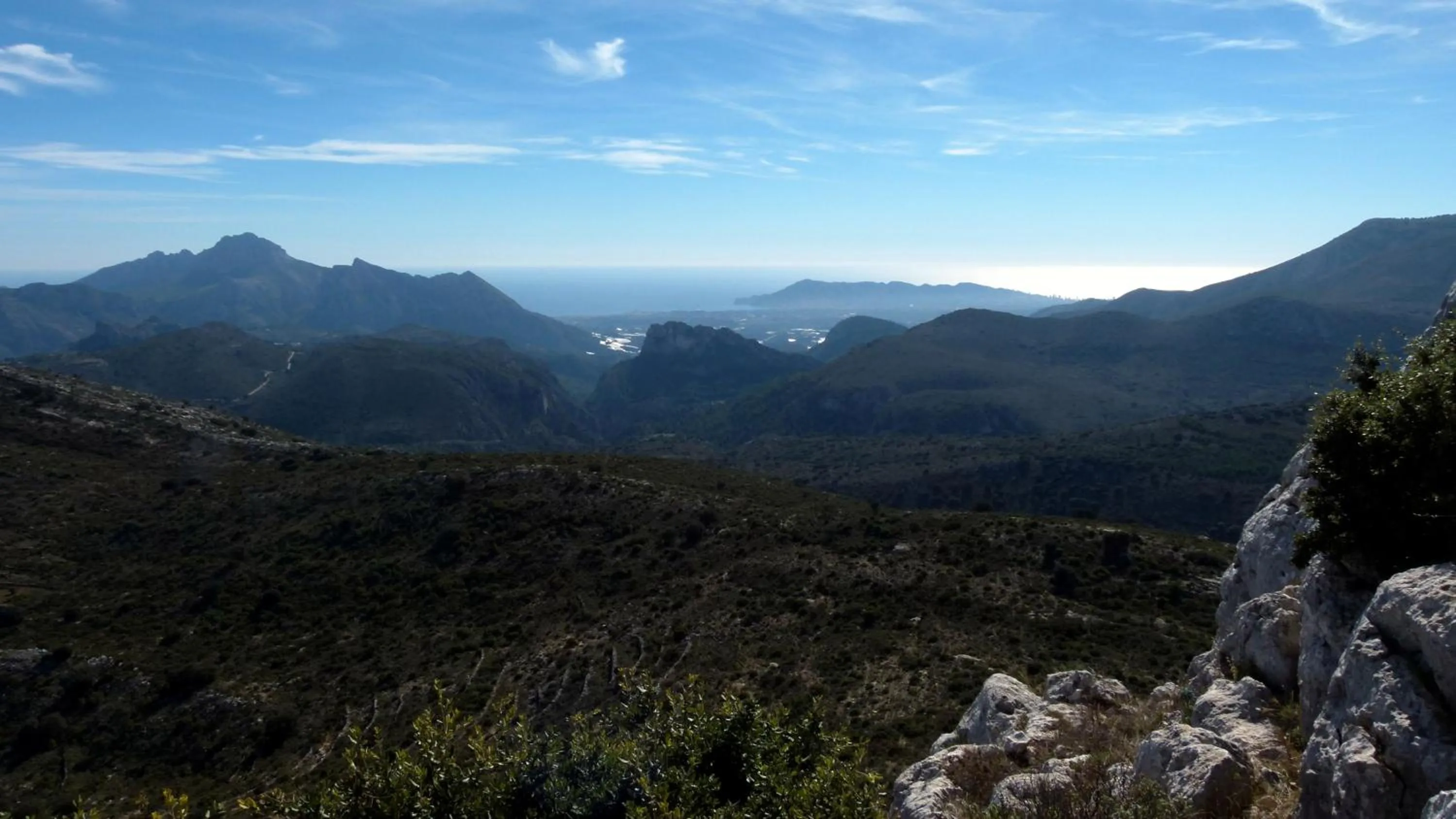 Natural landscape in Hotel Tàrbena