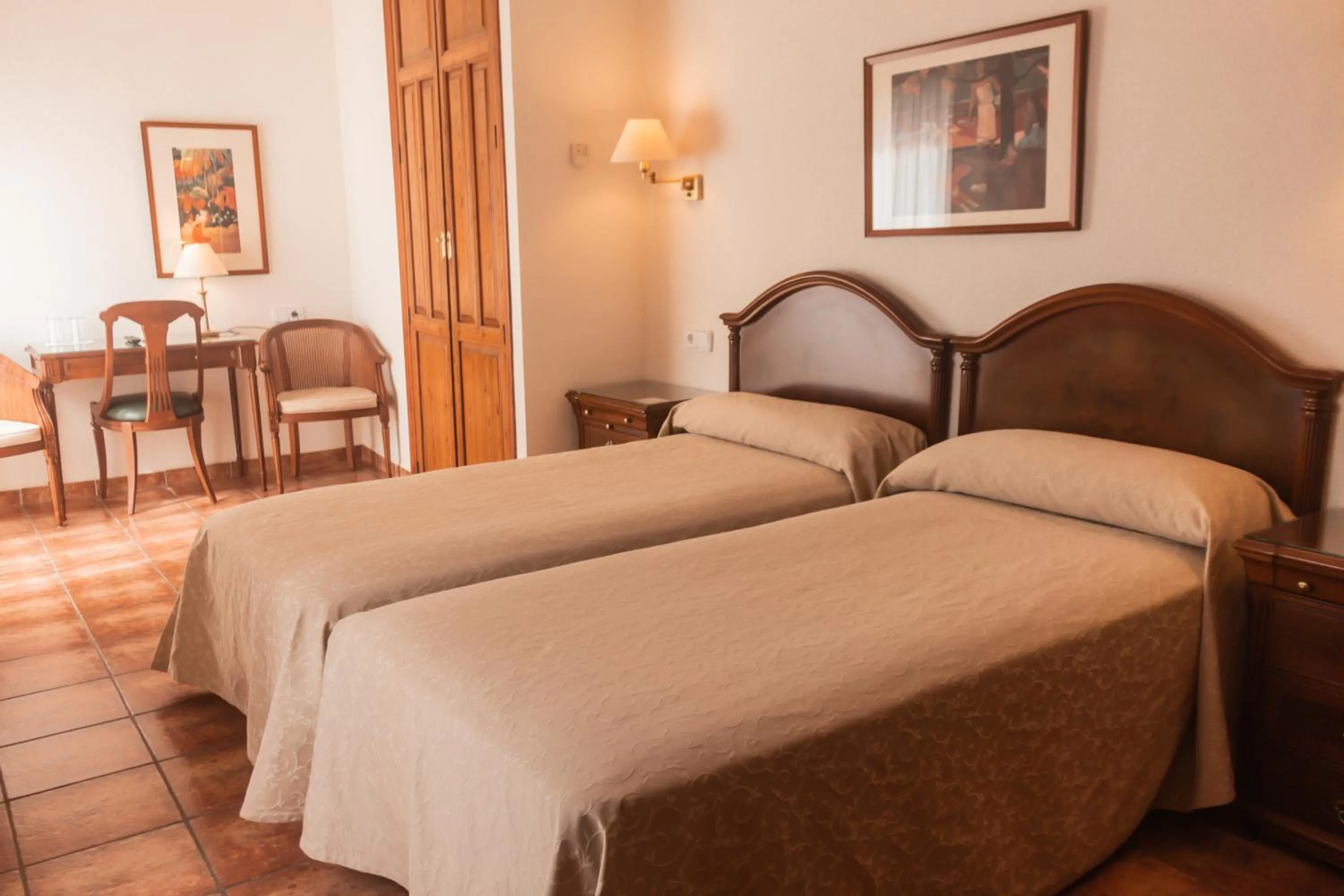 Bed in Hotel Tàrbena