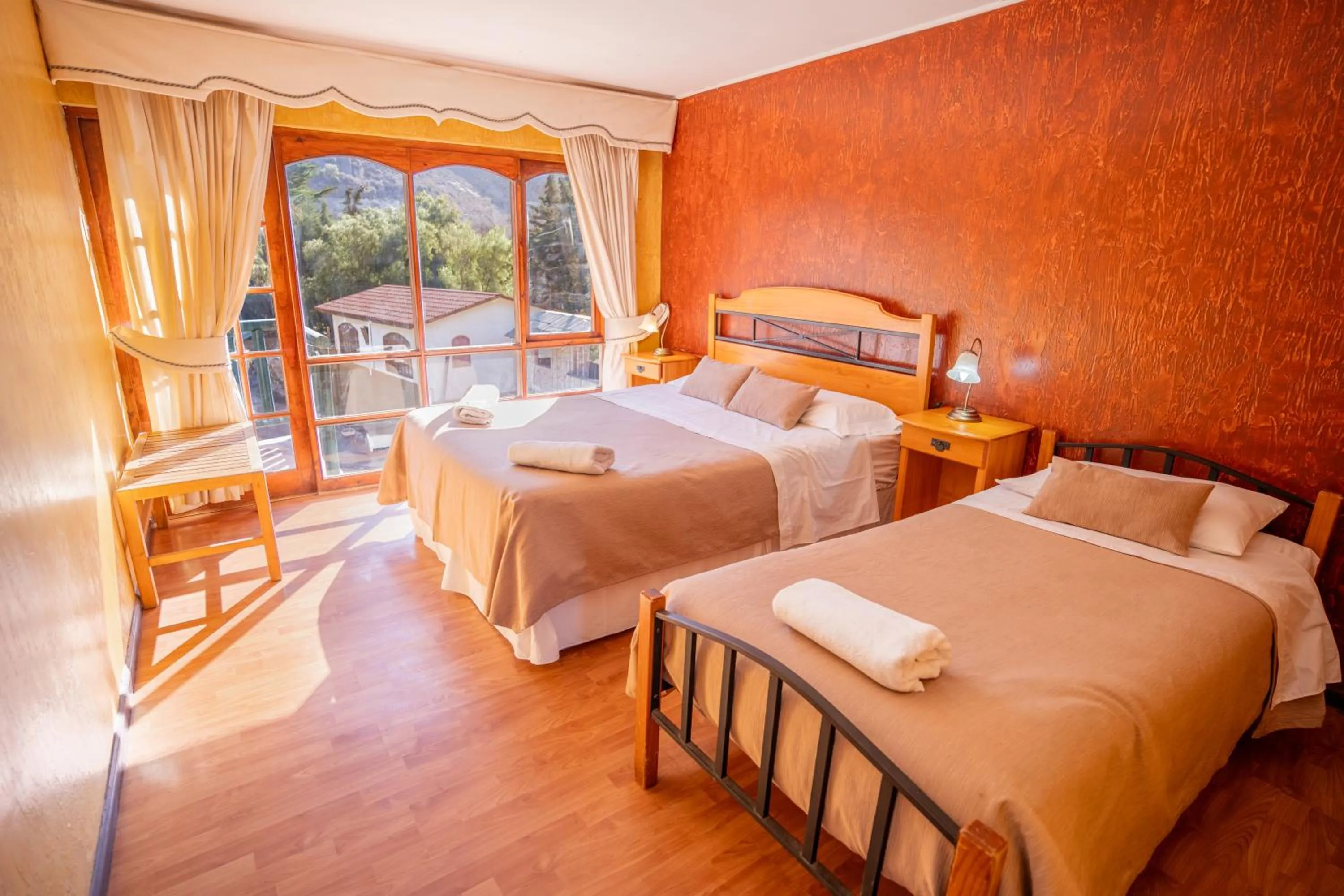 Bed in Hotel Naturaleza Vertientes de Elqui