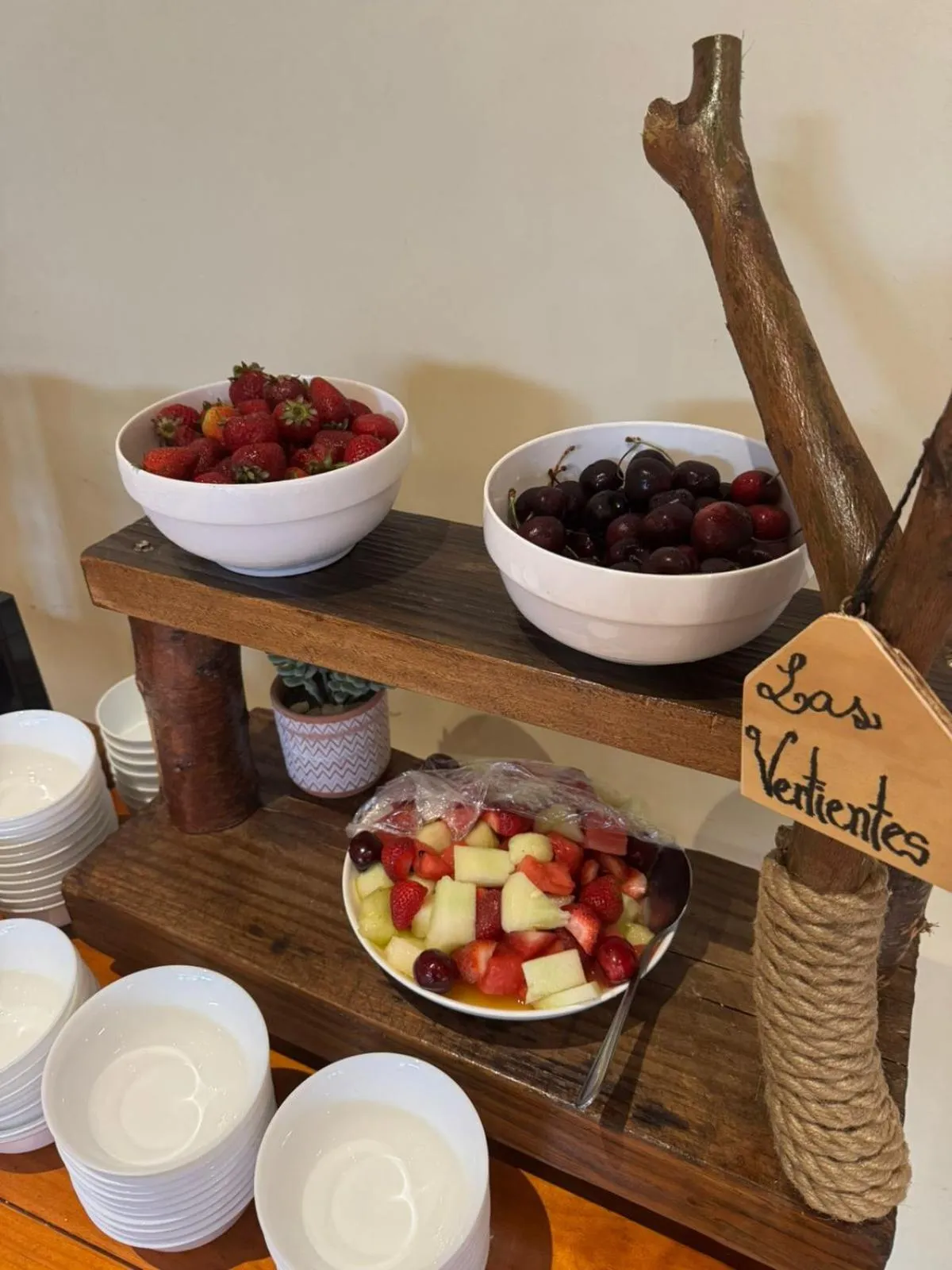 Buffet breakfast in Hotel Naturaleza Vertientes de Elqui