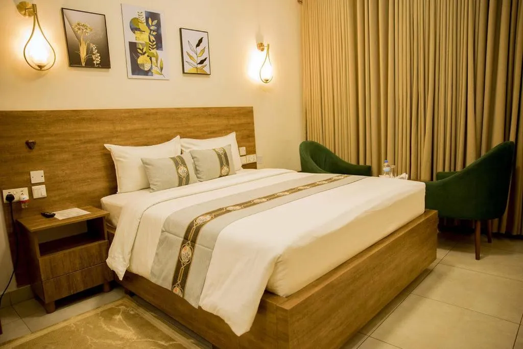 Bed in Velvet Suites