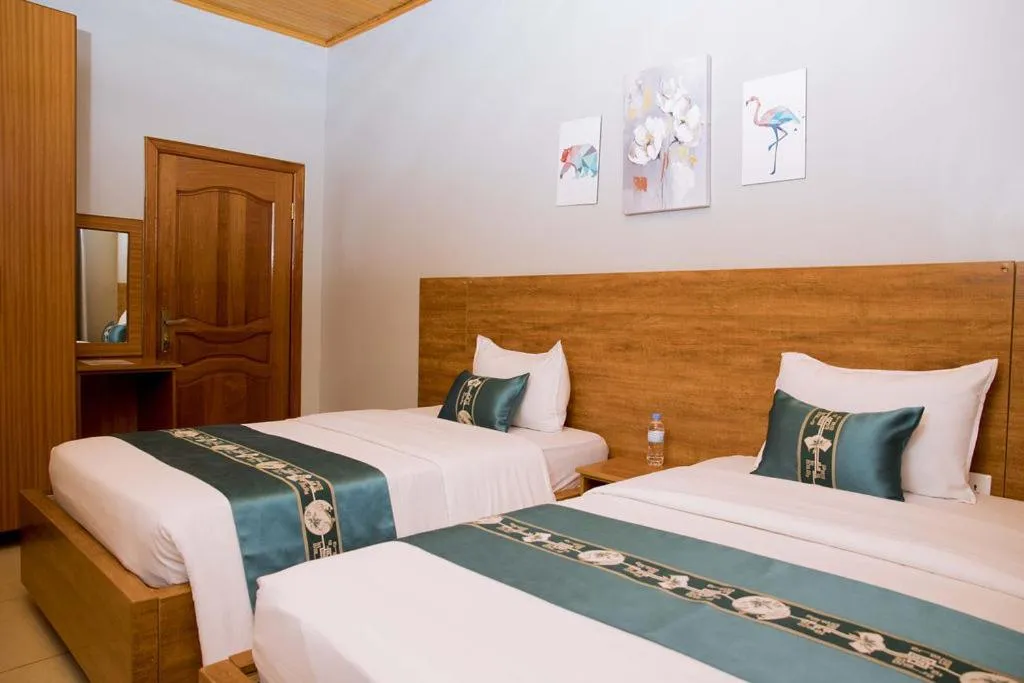 Bed in Velvet Suites