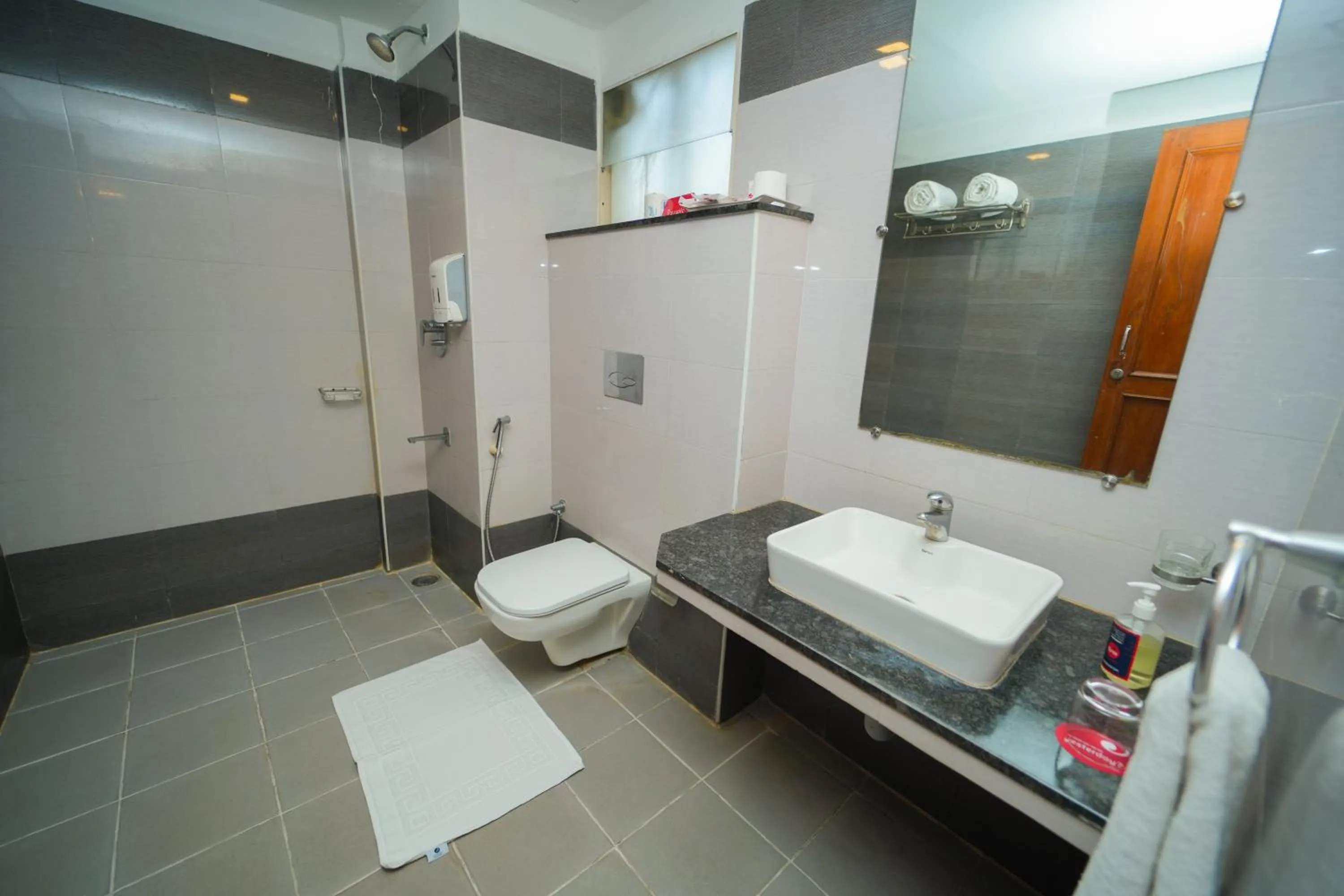 Shower in Zip by Spree Hotels Mangala International