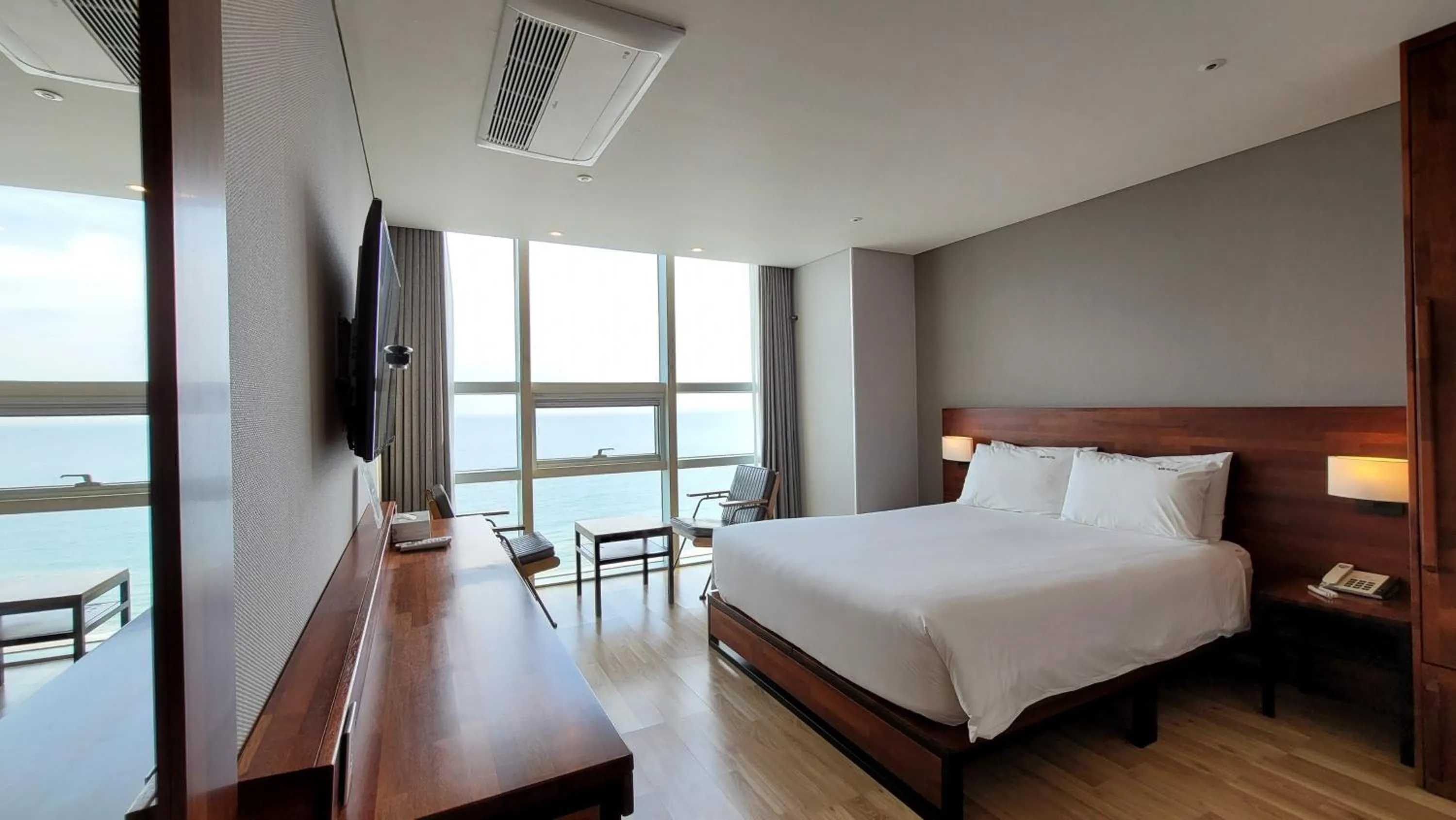 Bed in MS Hotel Haeundae