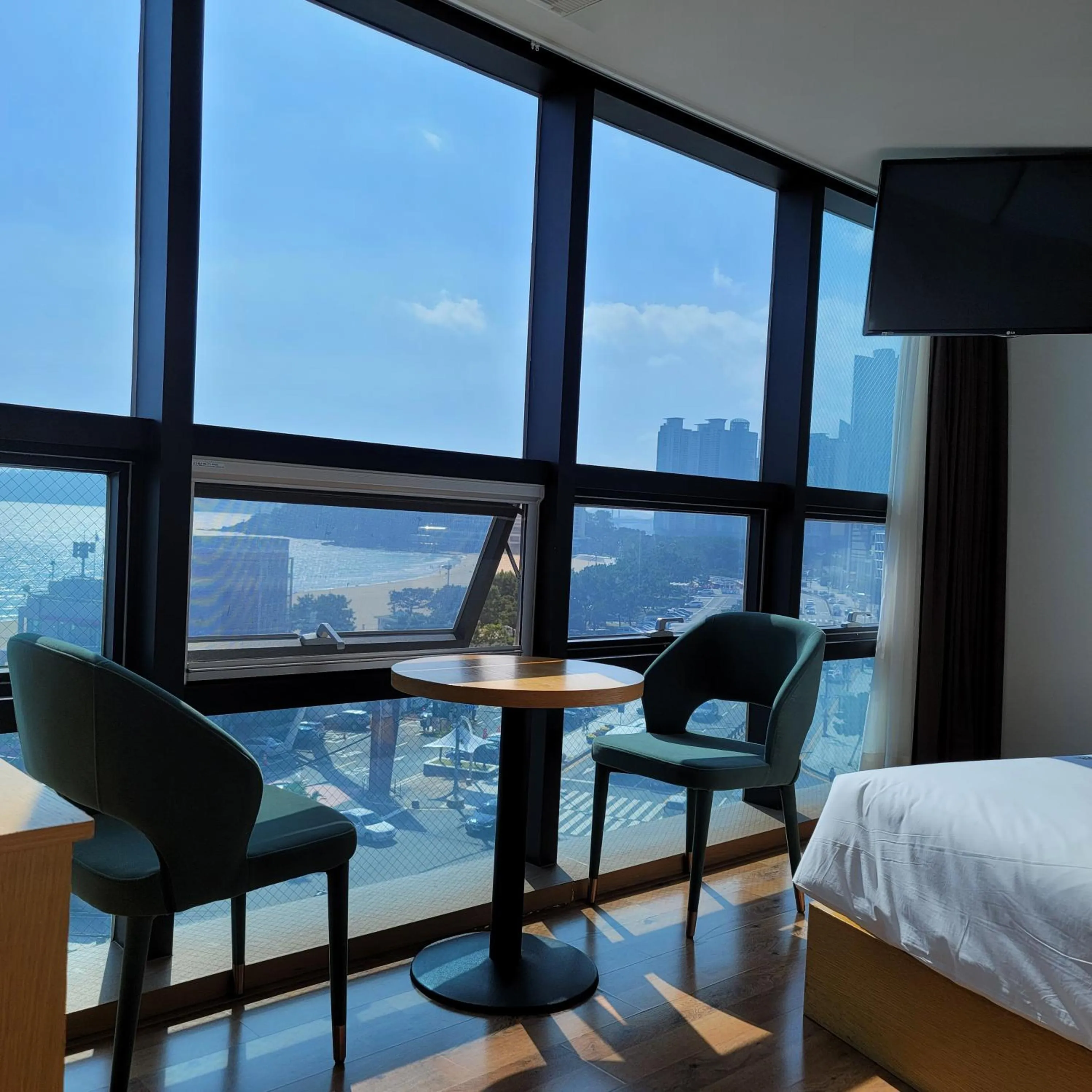 Bed in MS Hotel Haeundae