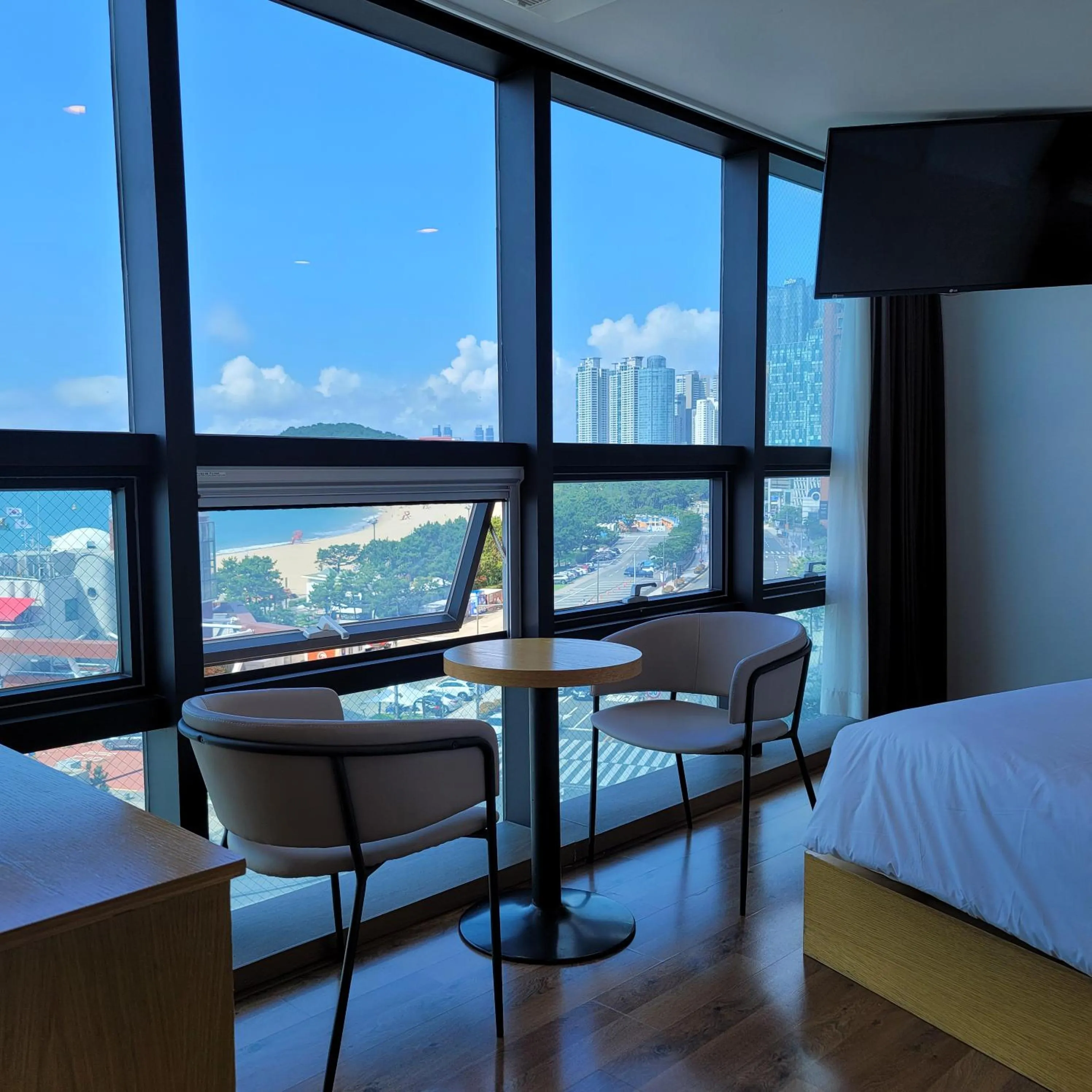 Bed in MS Hotel Haeundae
