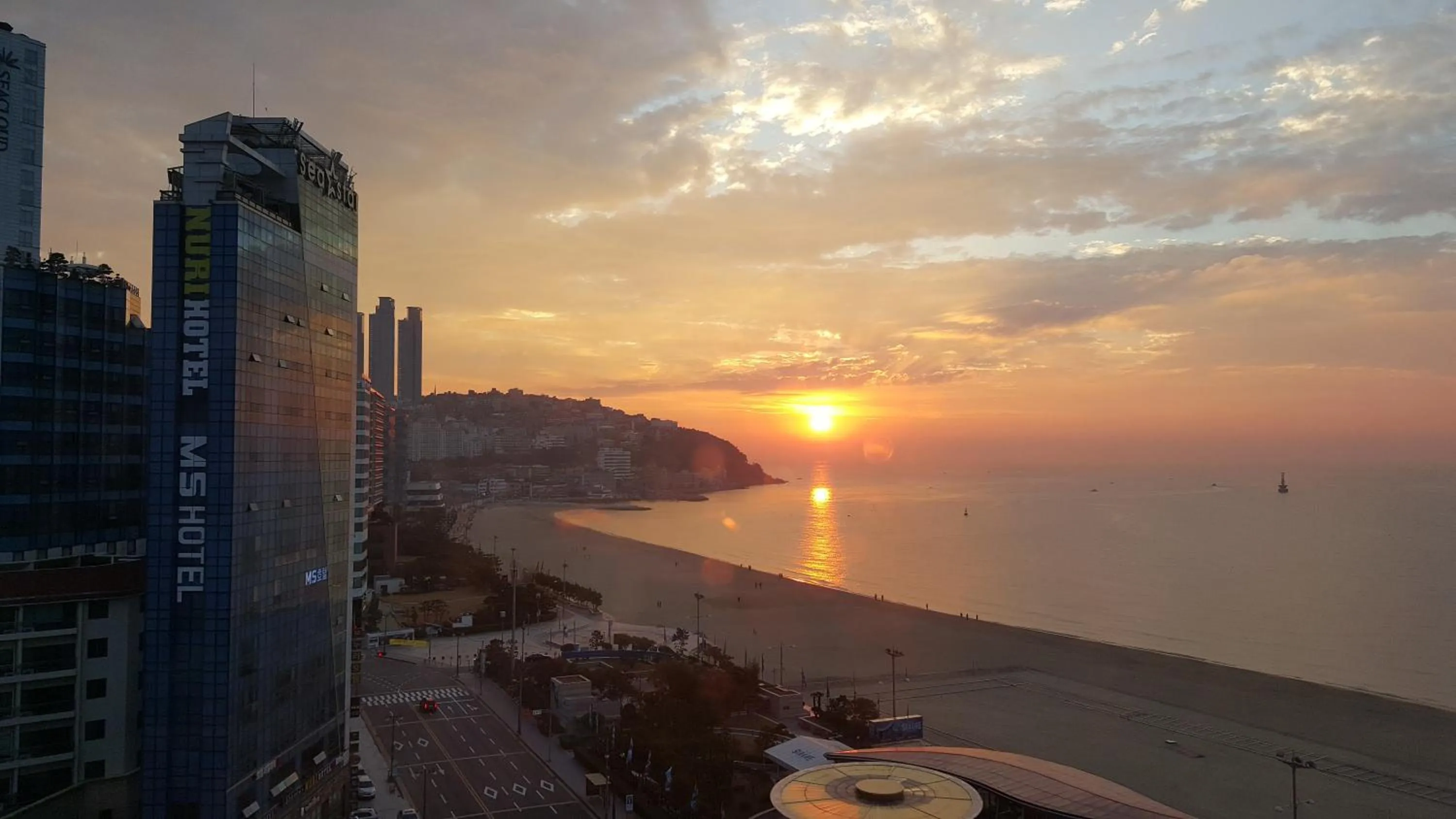 View (from property/room) in MS Hotel Haeundae