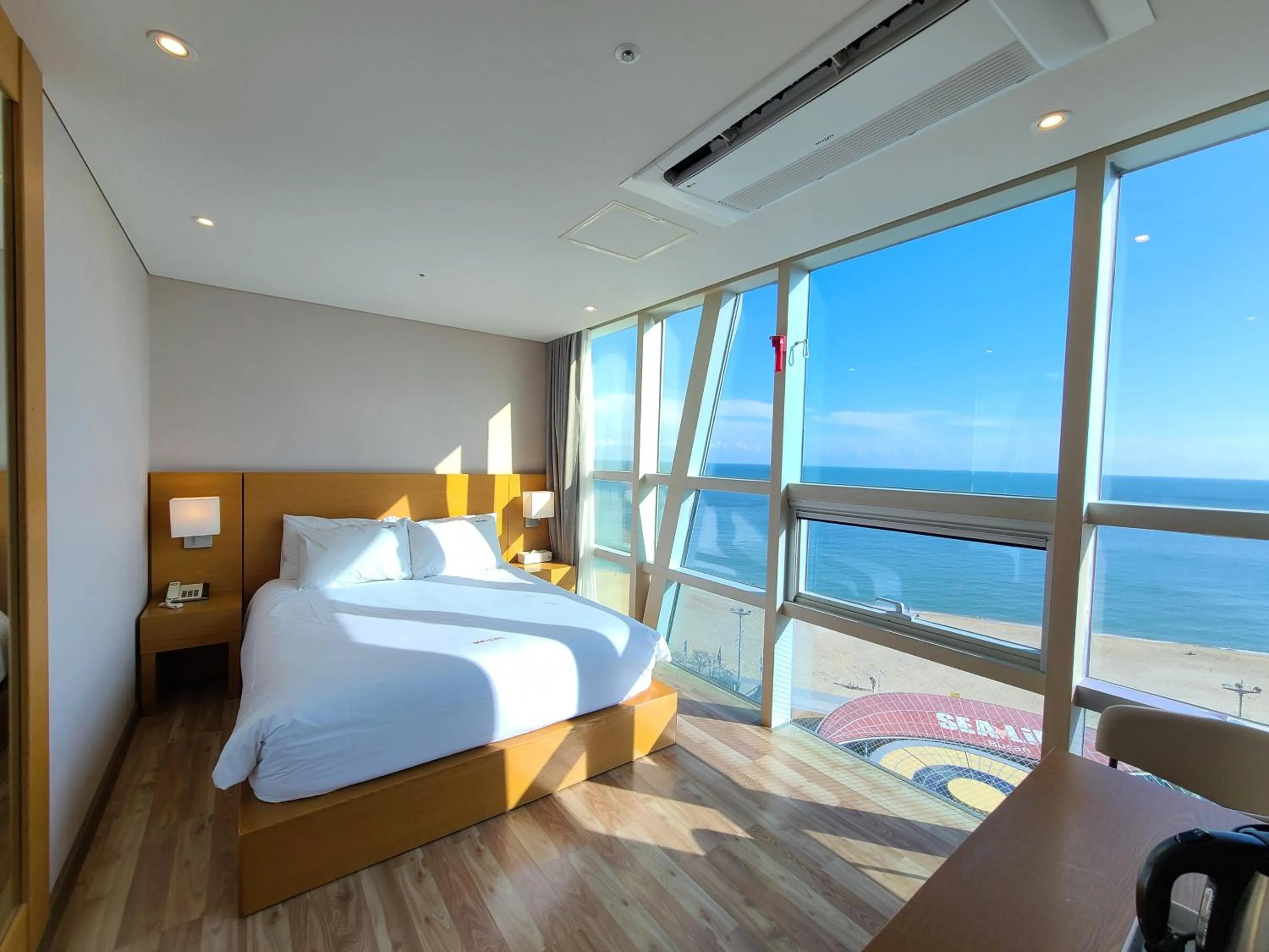 Bed in MS Hotel Haeundae