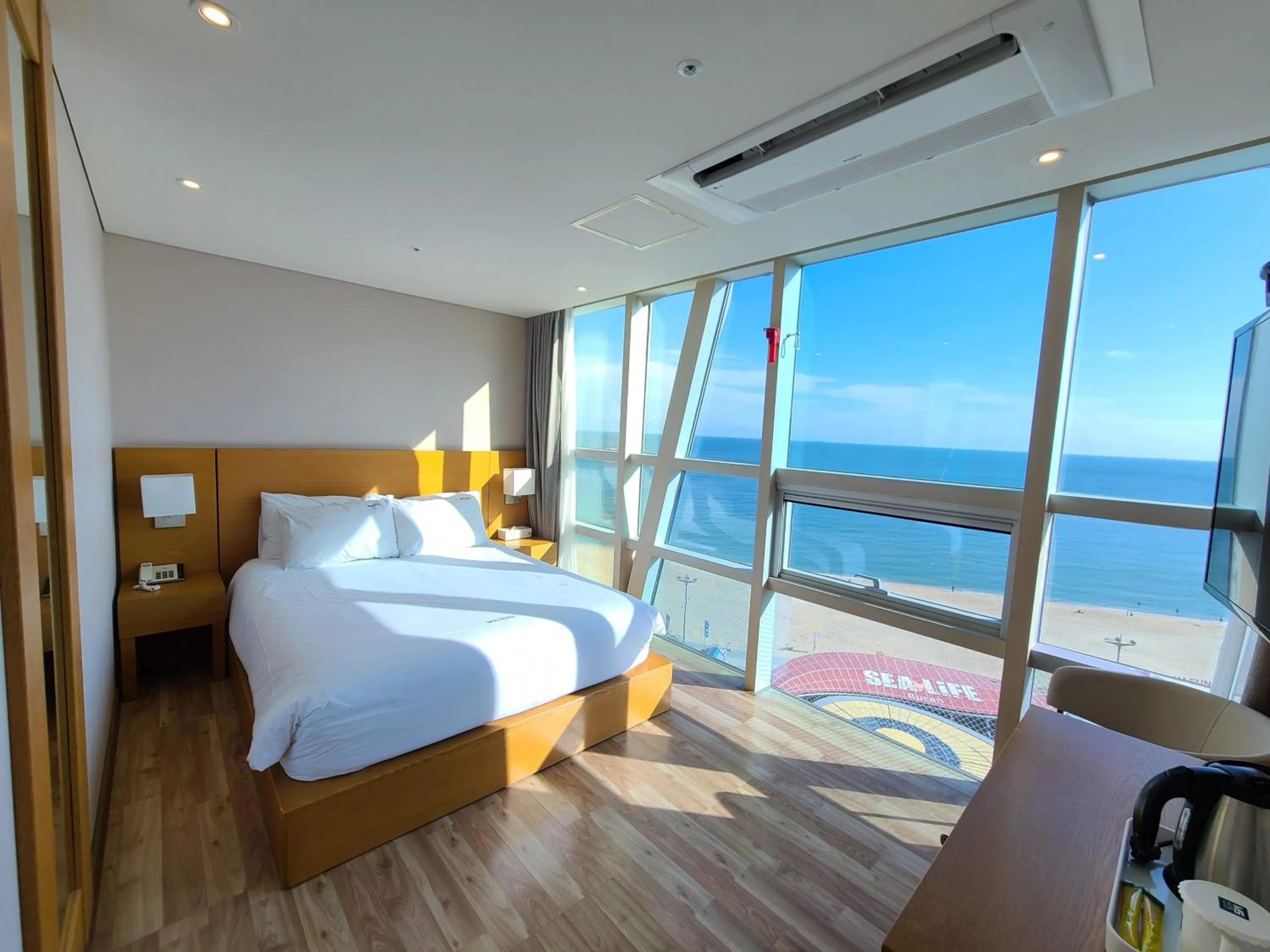 Bed in MS Hotel Haeundae