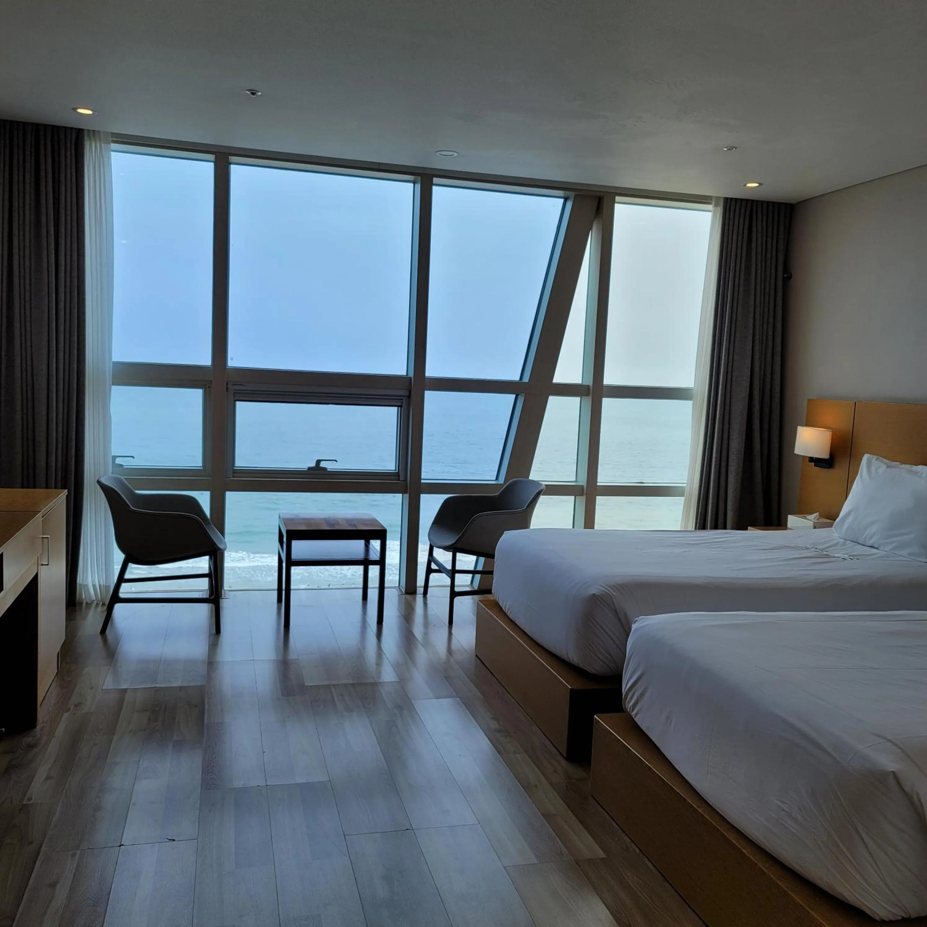 Bed in MS Hotel Haeundae
