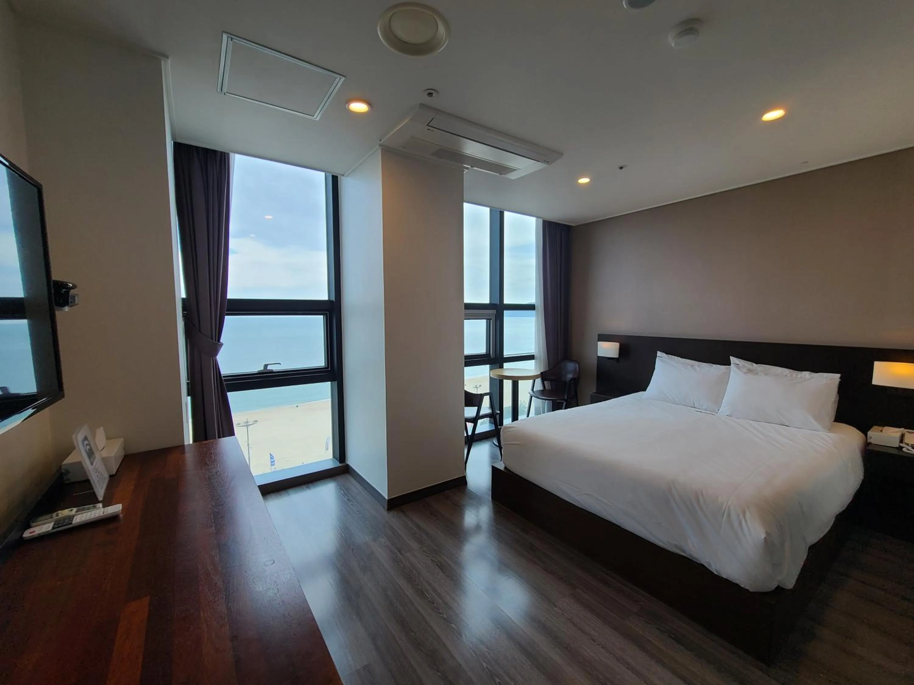 Bed in MS Hotel Haeundae