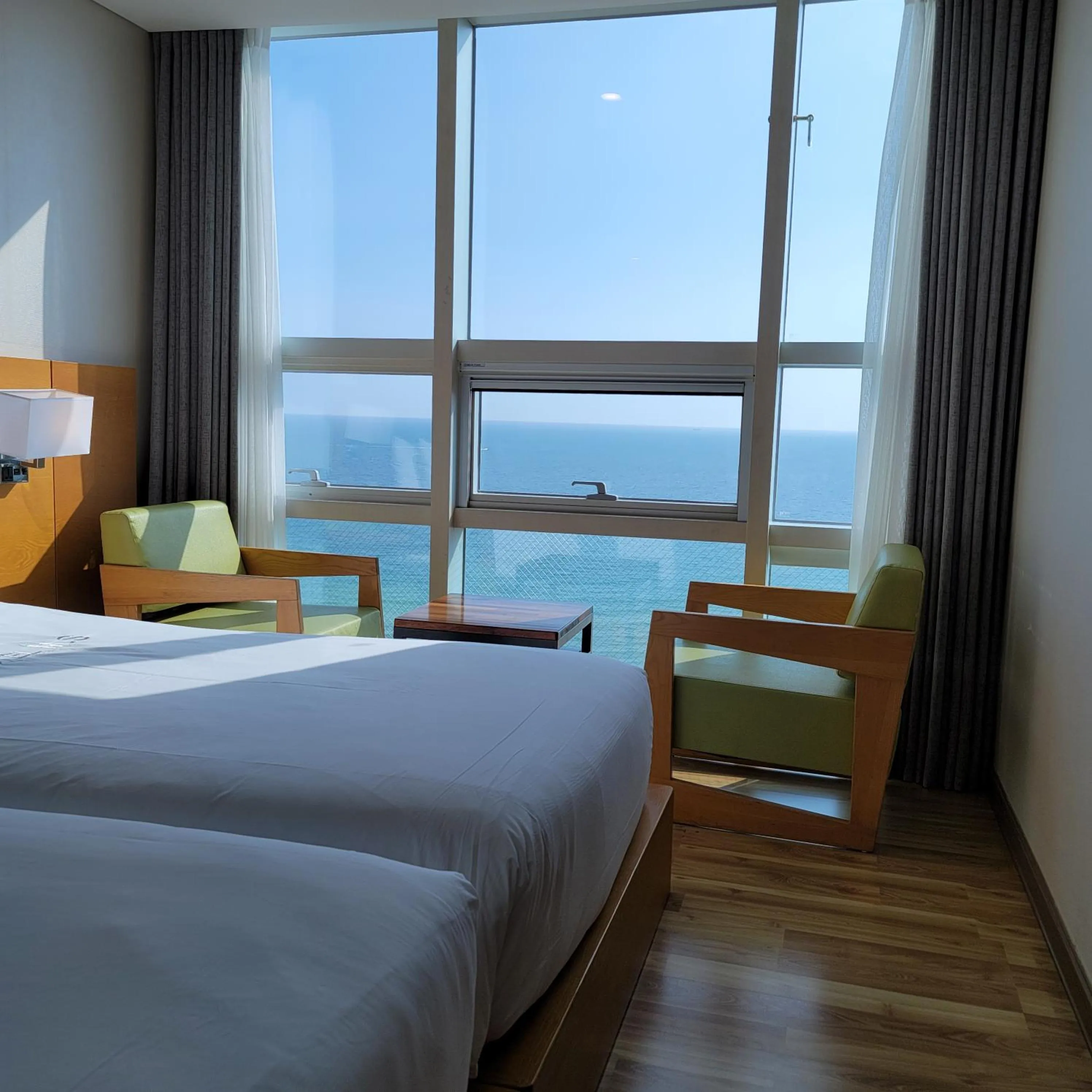 Bed in MS Hotel Haeundae