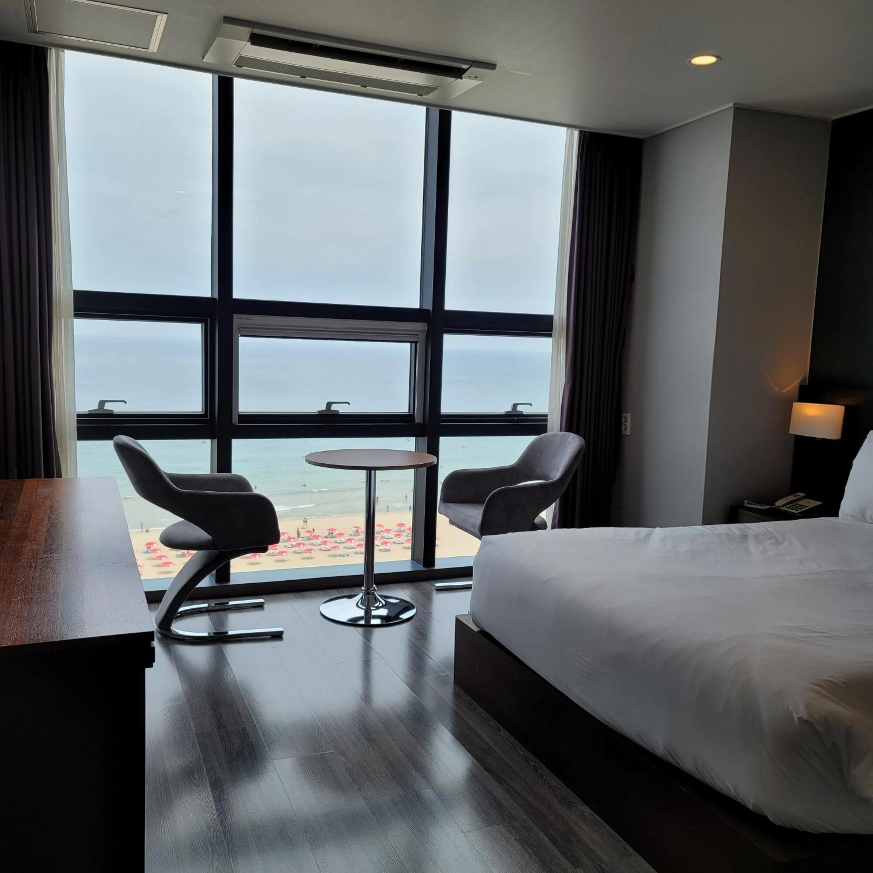 Bed in MS Hotel Haeundae