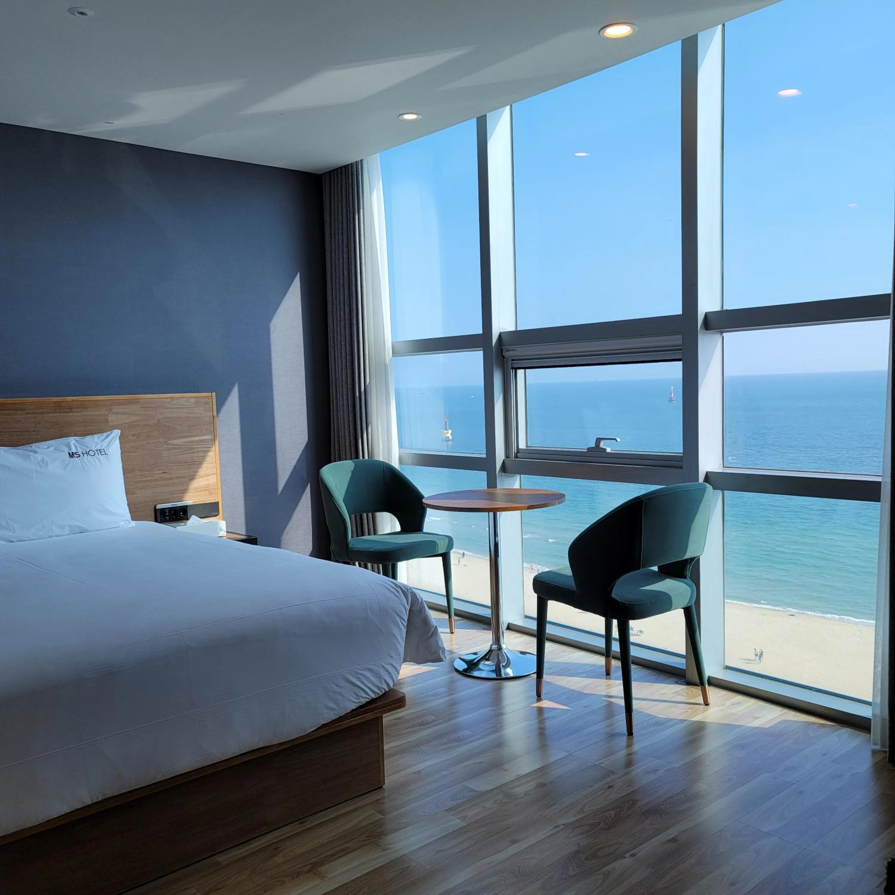Bed in MS Hotel Haeundae