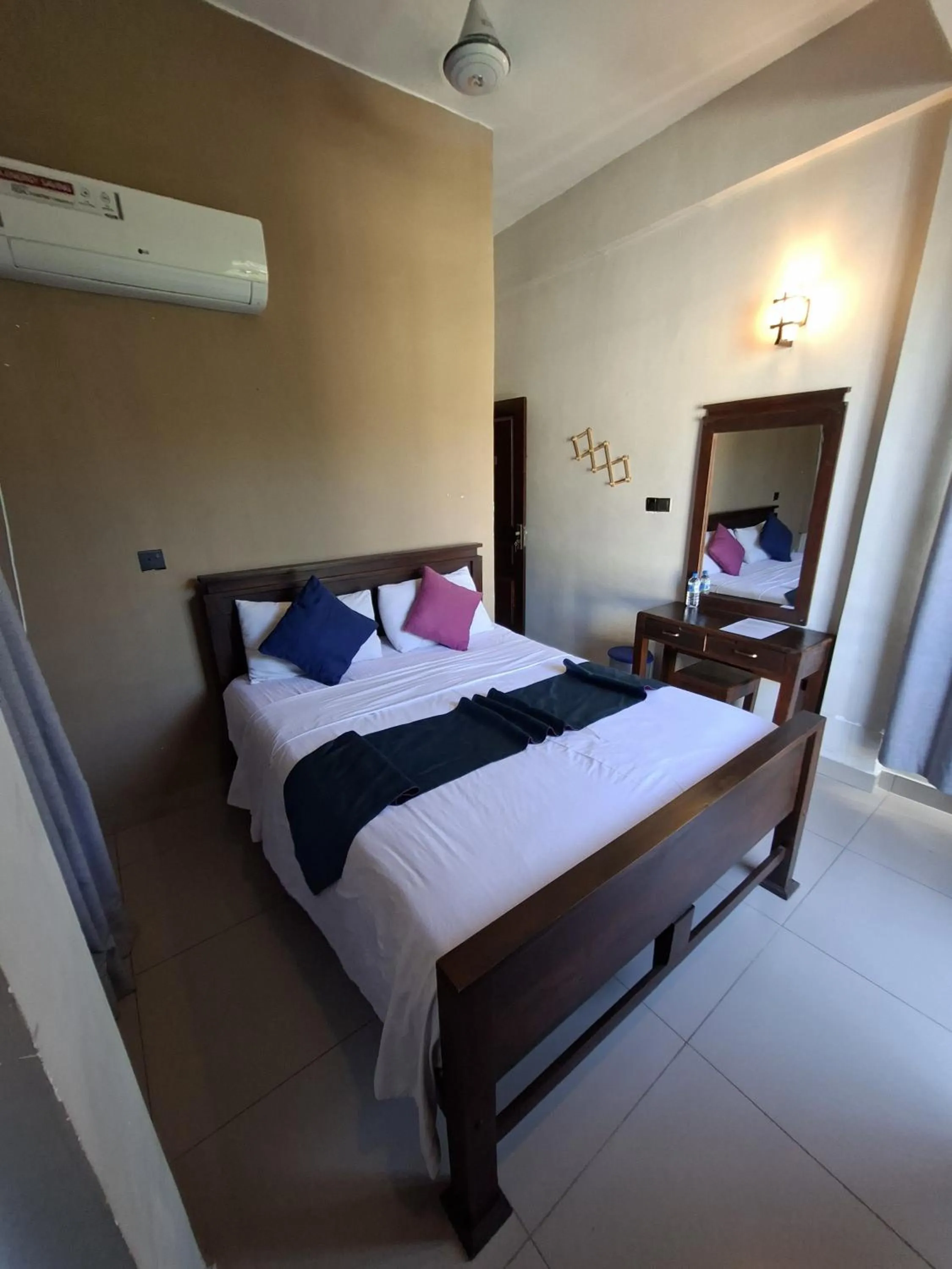 Bed in Kandy City Inn