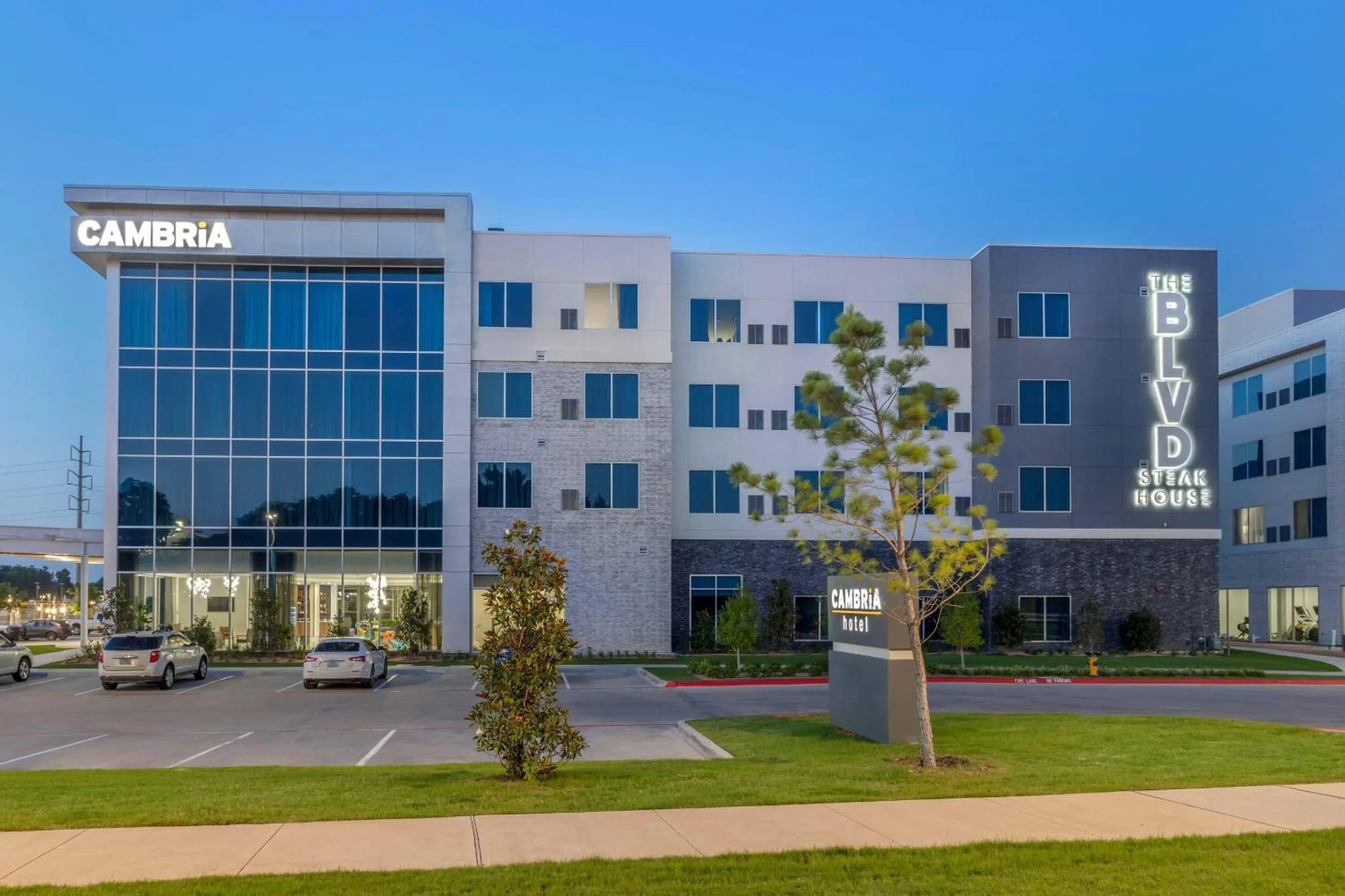 Property building in Cambria Hotel Waco University Riverfront