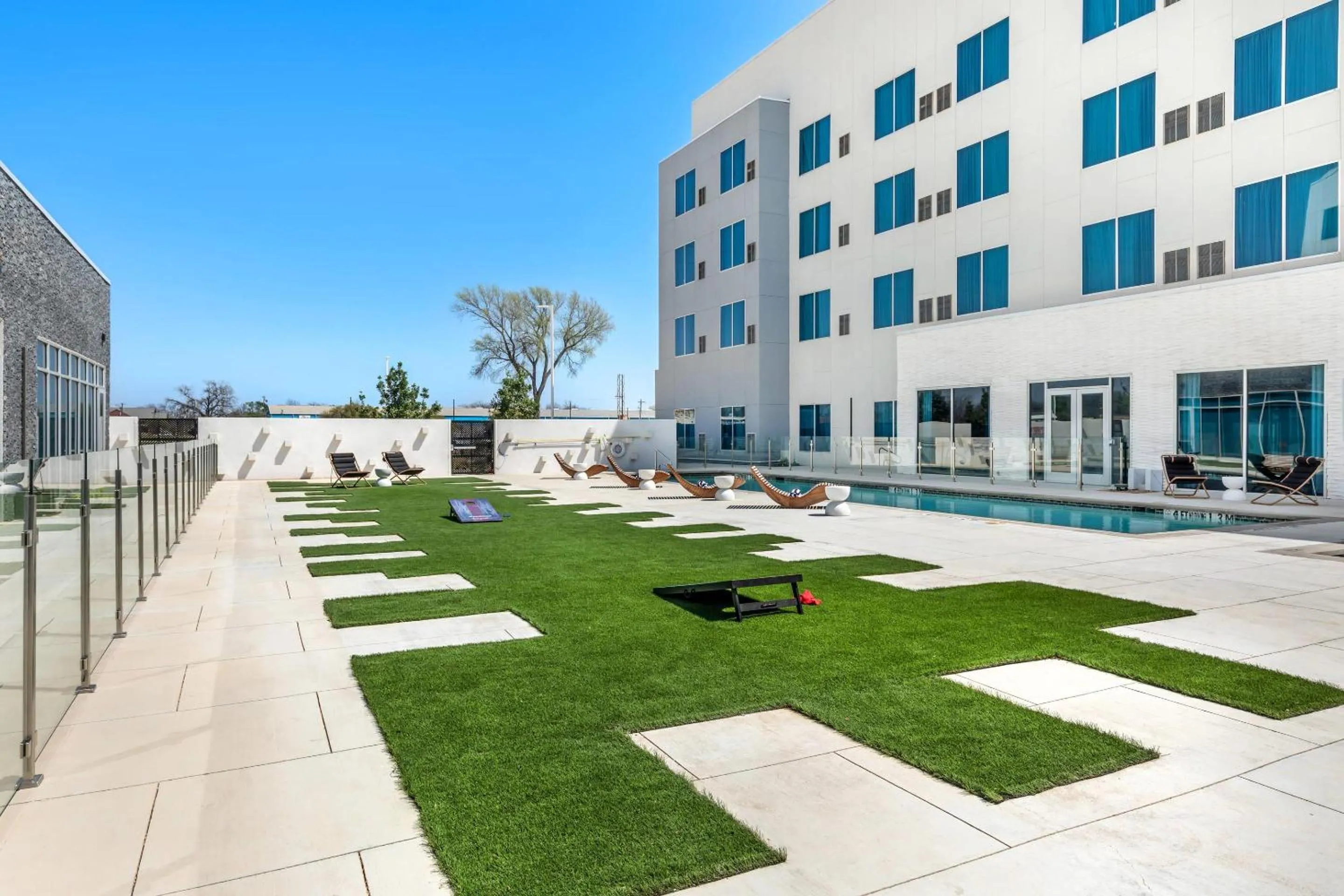 Swimming pool in Cambria Hotel Waco University Riverfront