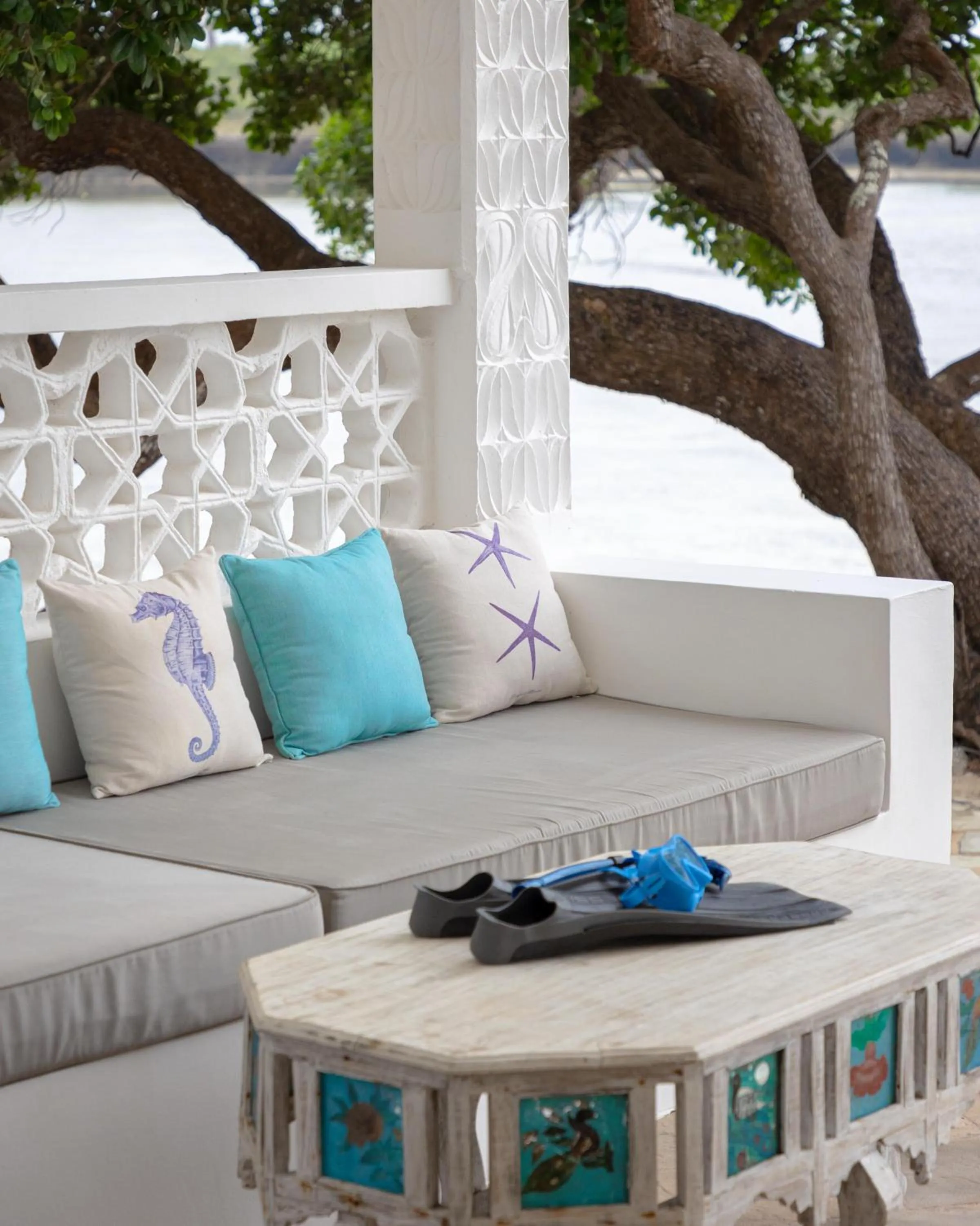 Patio in Chale Island Resort