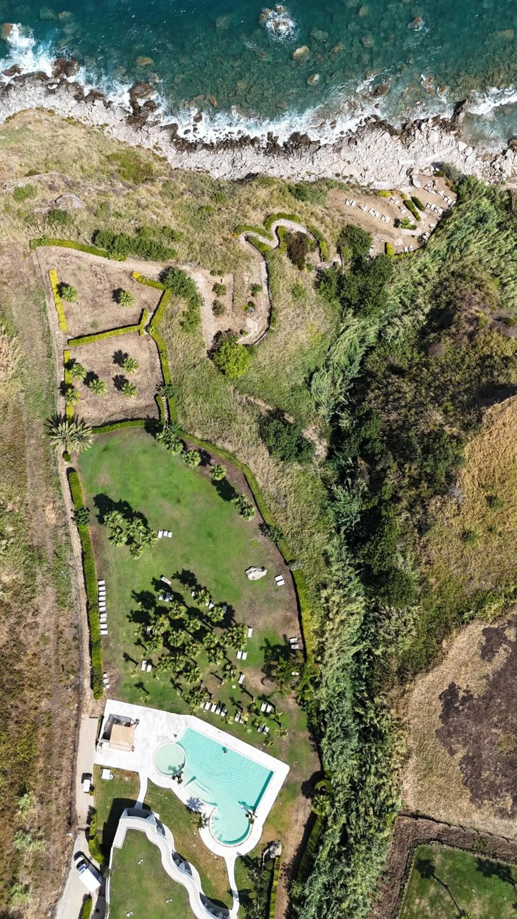 Bird's eye view in Infinity Resort Tropea