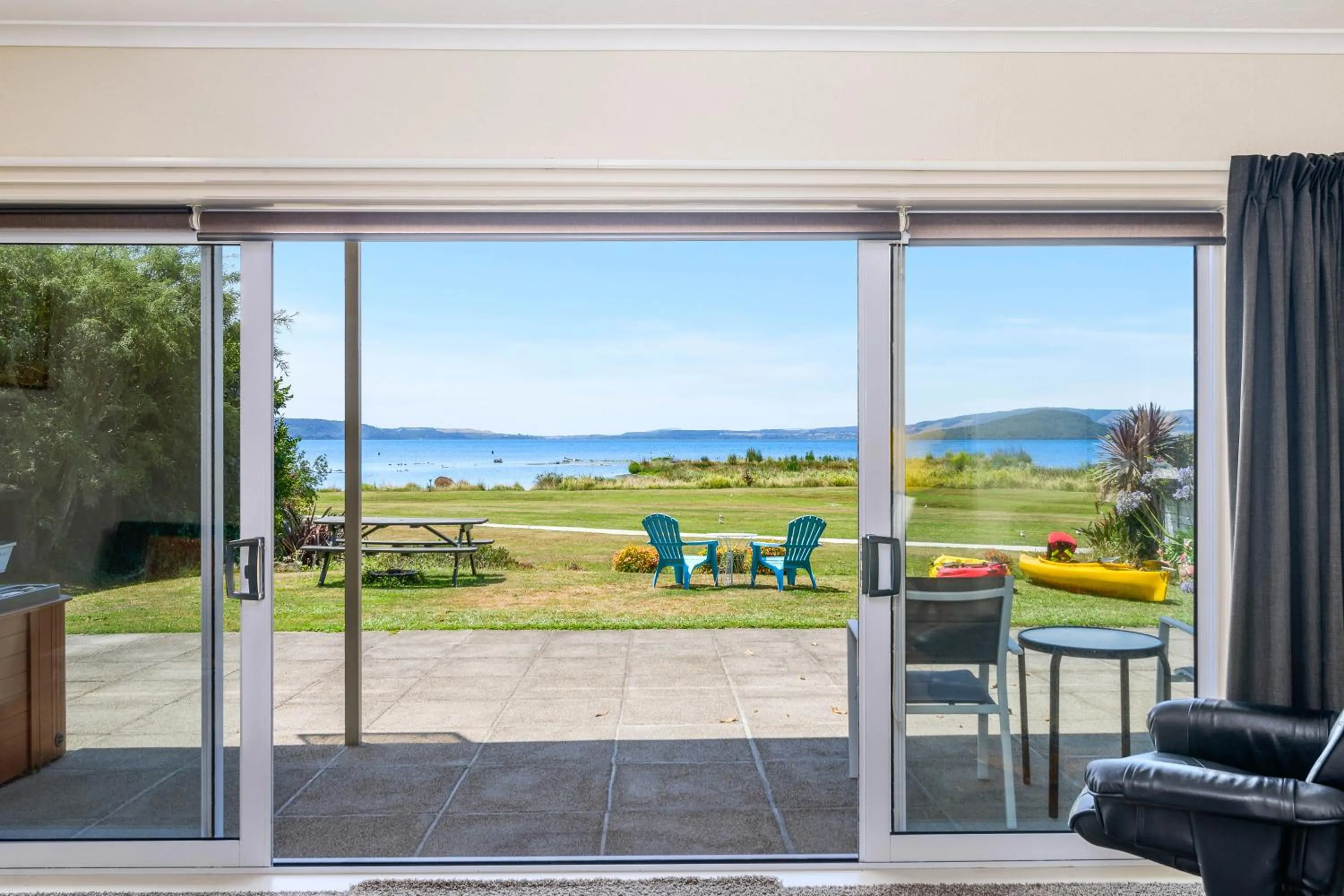 Lake view in Ngongotaha Lakeside Lodge