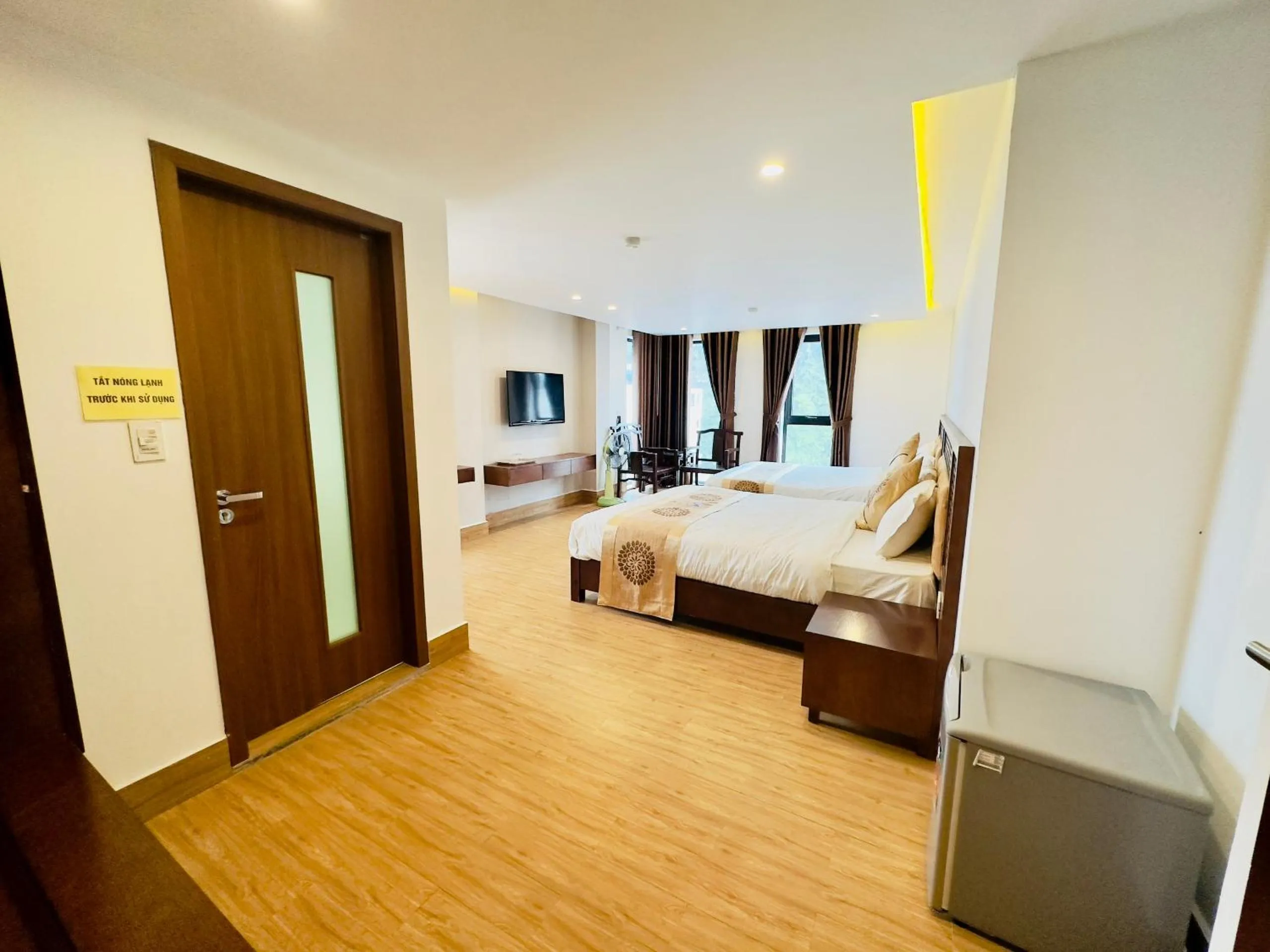 Bed in Romance hotel