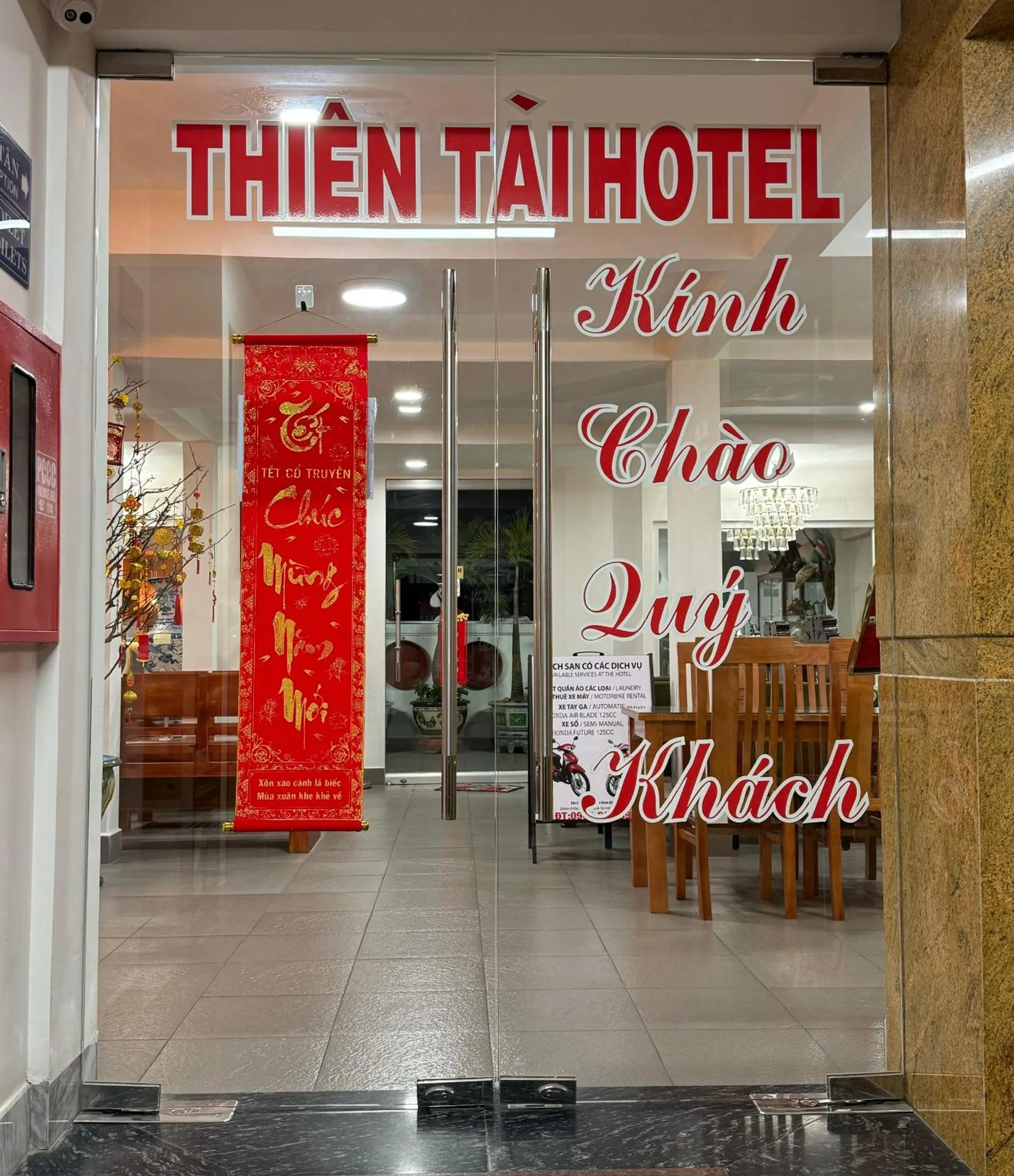 Lobby or reception in Thiên Tài Hotel