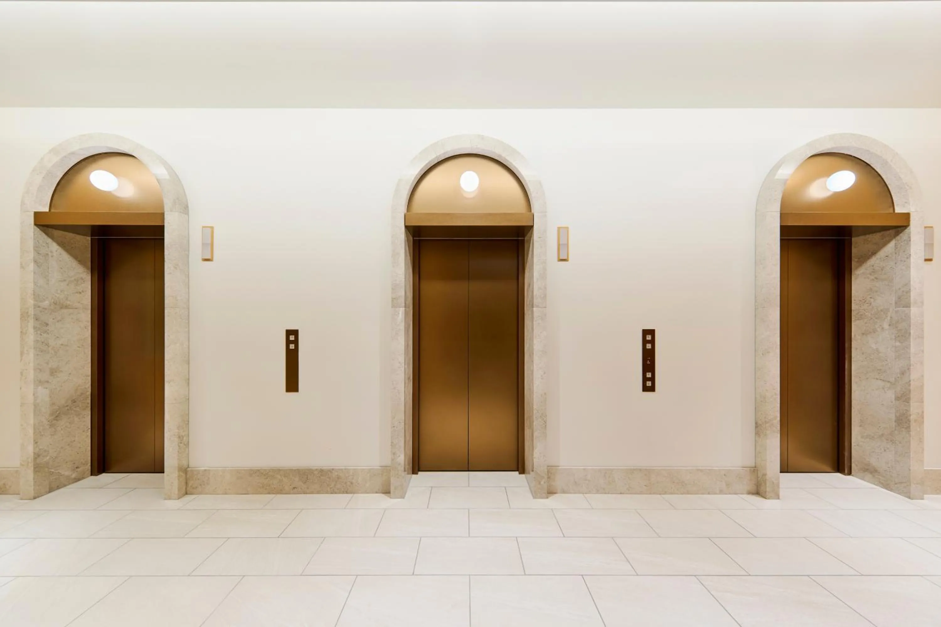 elevator in The Royal Park Hotel Ginza 6-Chome