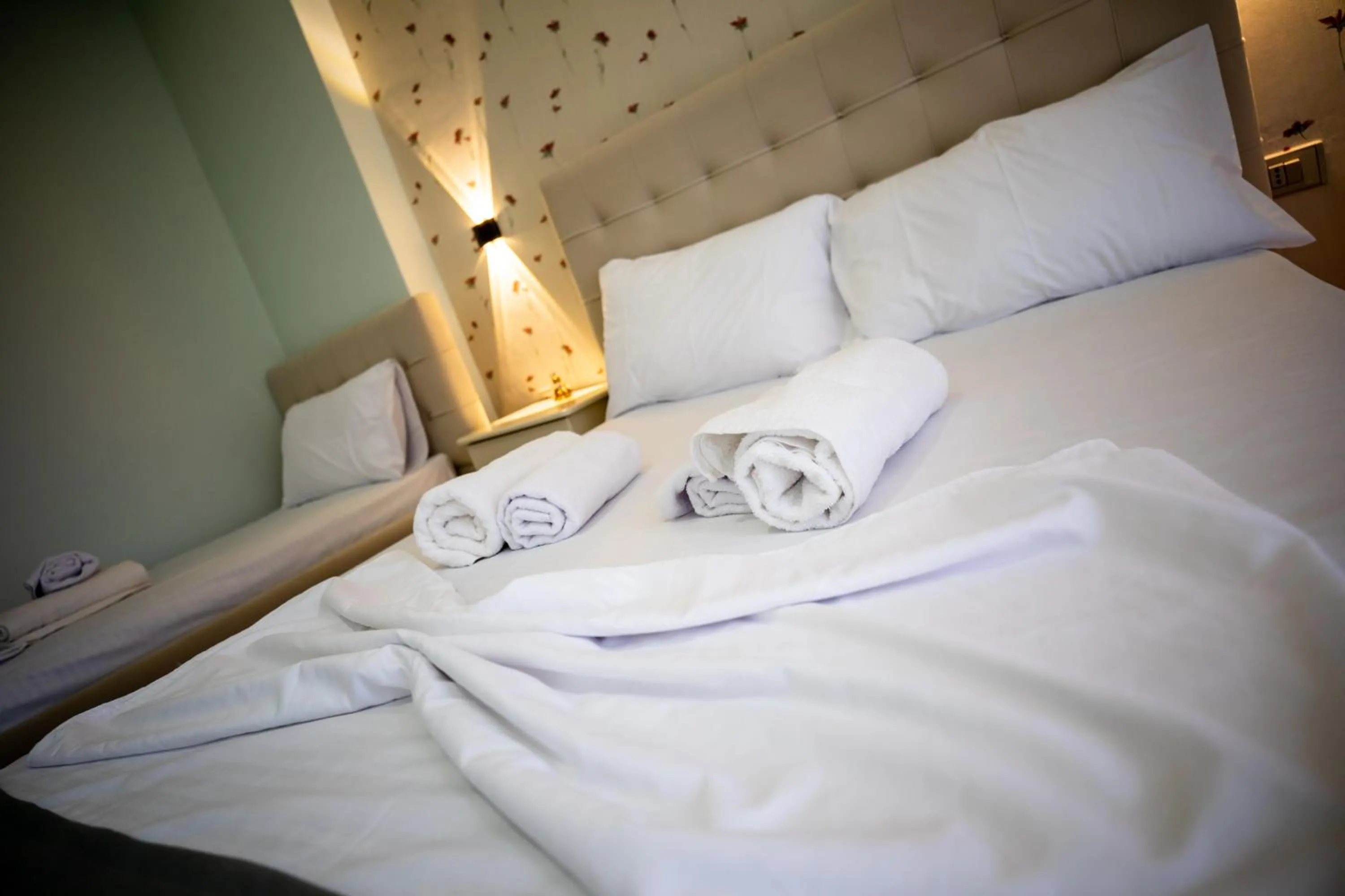 Bed in Hotel Panorama