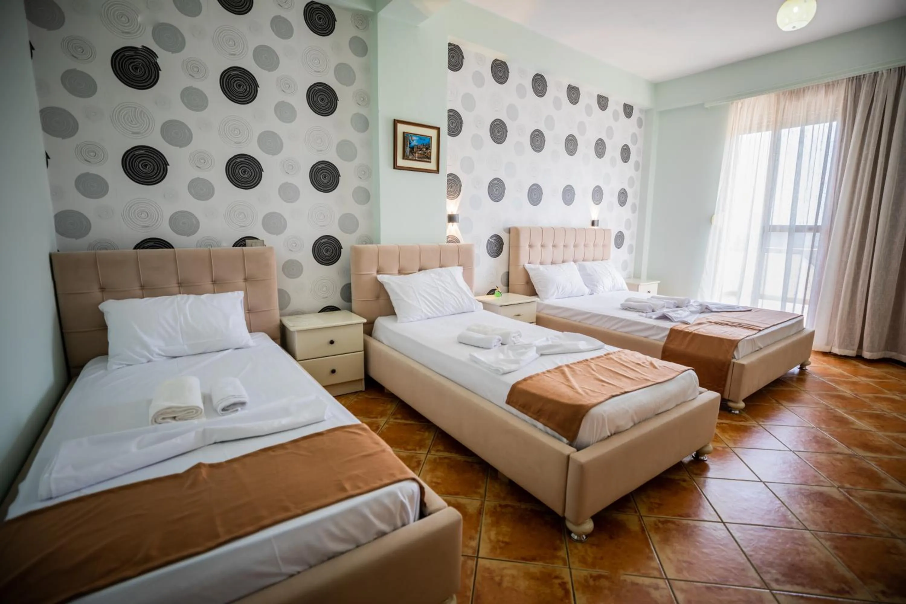 Bedroom, Bed in Hotel Panorama