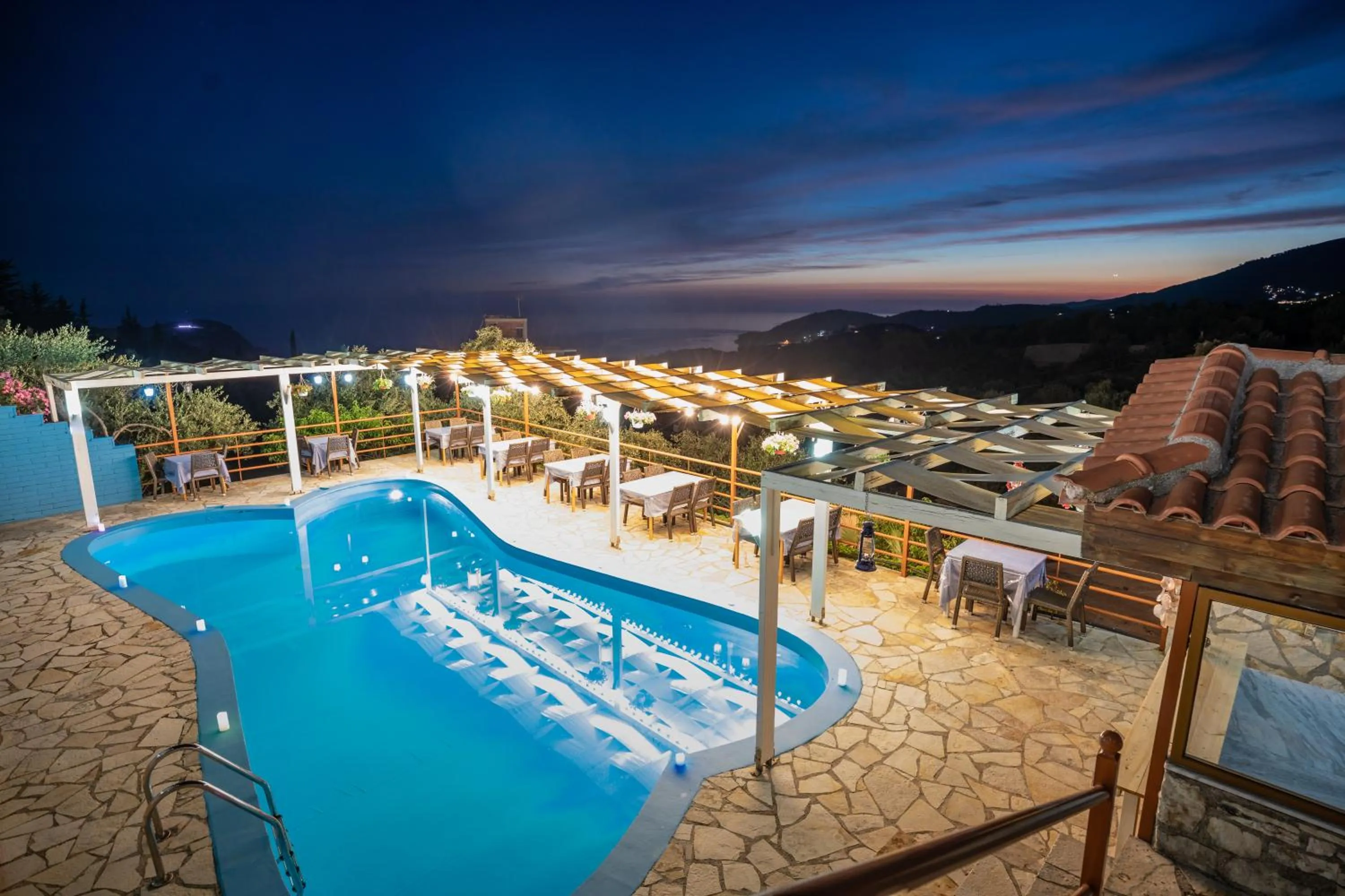 Swimming pool in Hotel Panorama