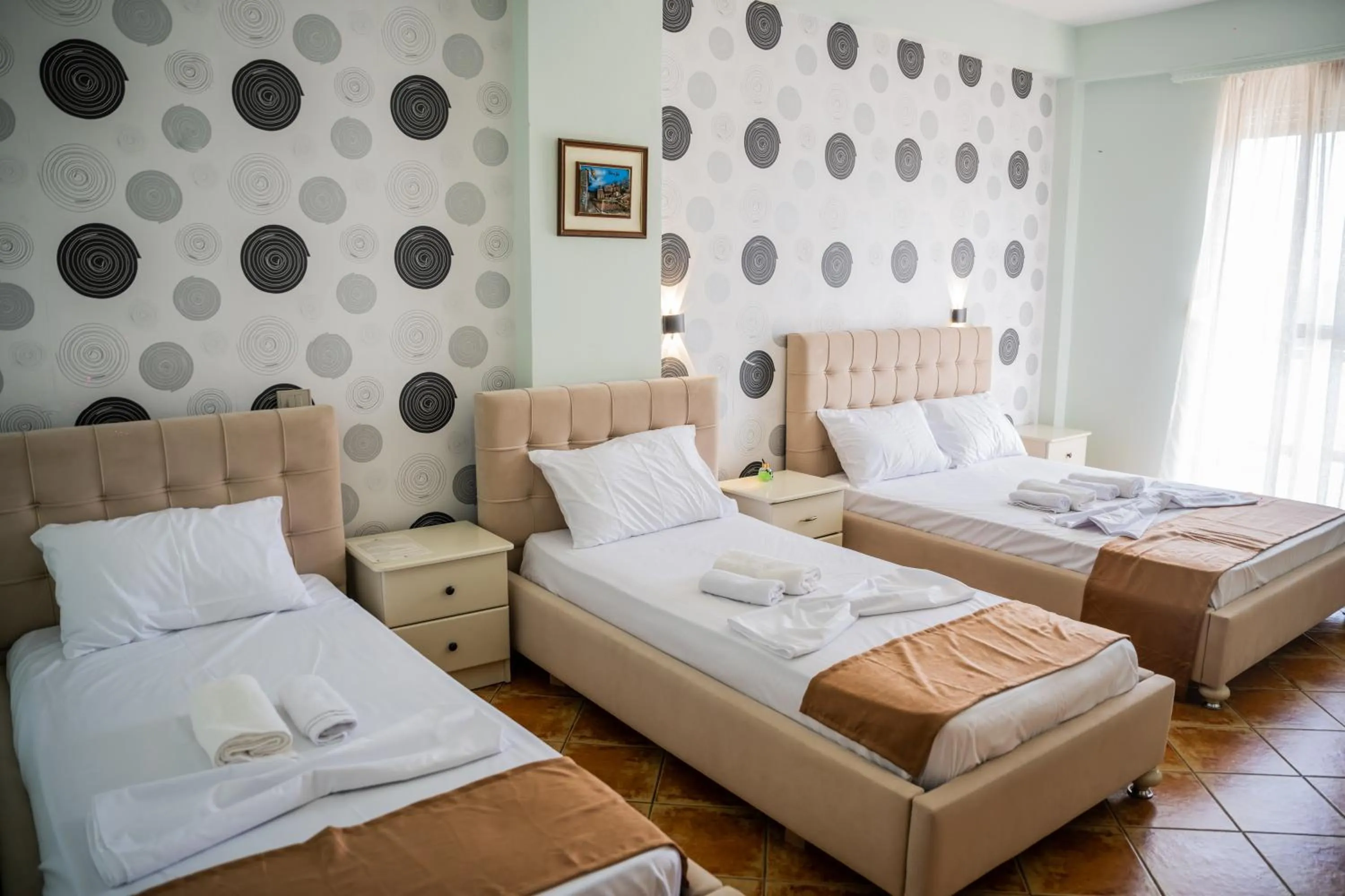 Bedroom, Bed in Hotel Panorama