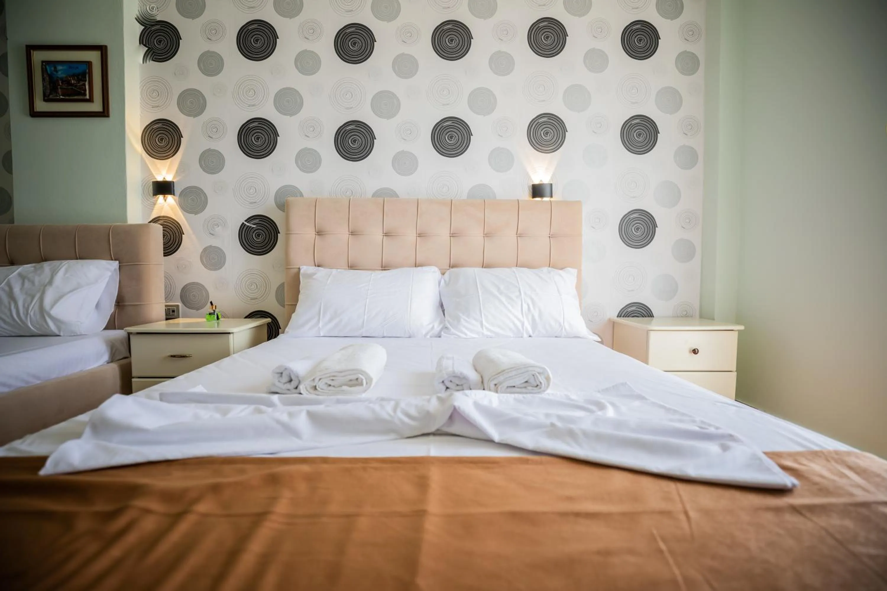 Bed in Hotel Panorama